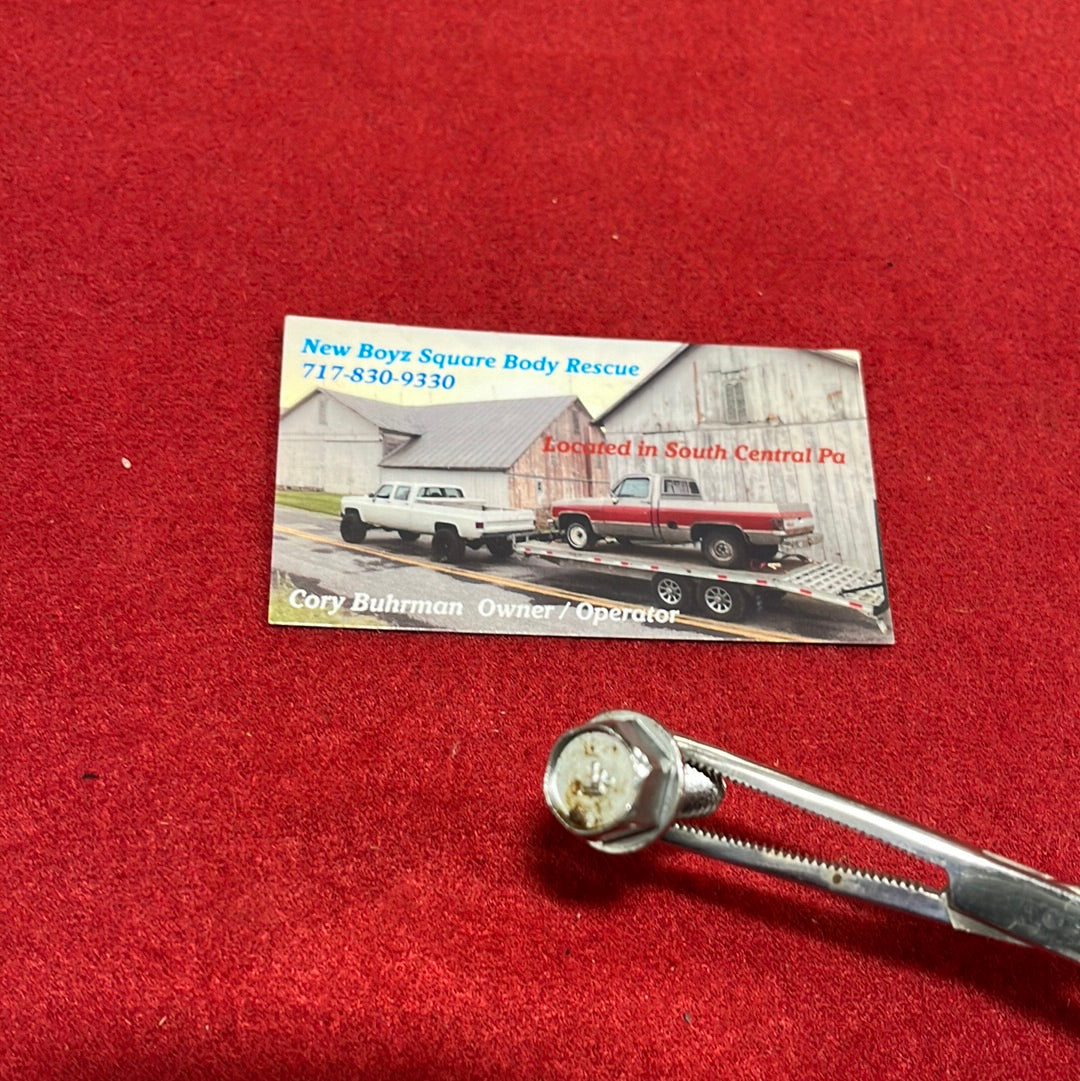 Bolt, Topper (Cap) Bolt (Blazer / Jimmy) (Fair Chrome Like Pictured)