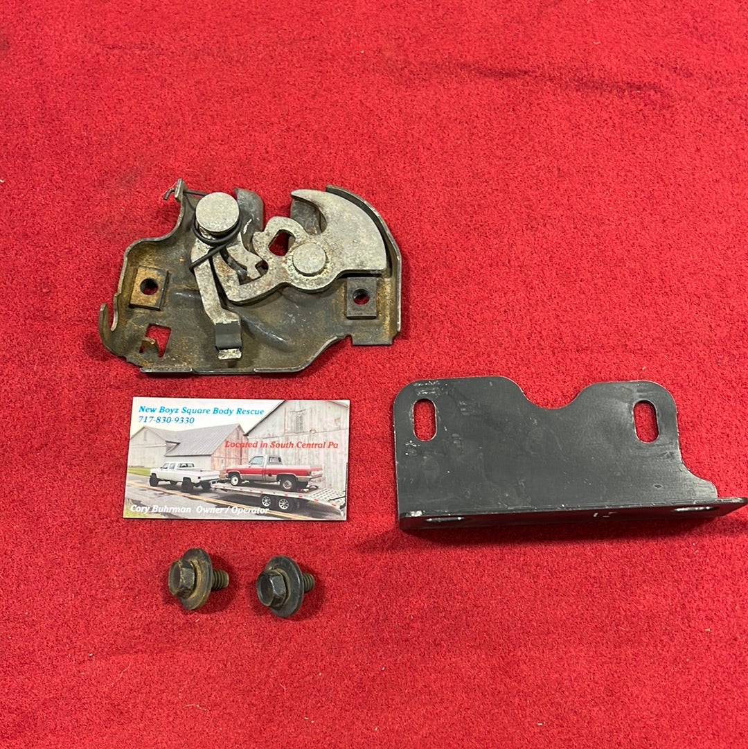 Hood Latch and Mount Bracket Assembly 1981-1991 OEM