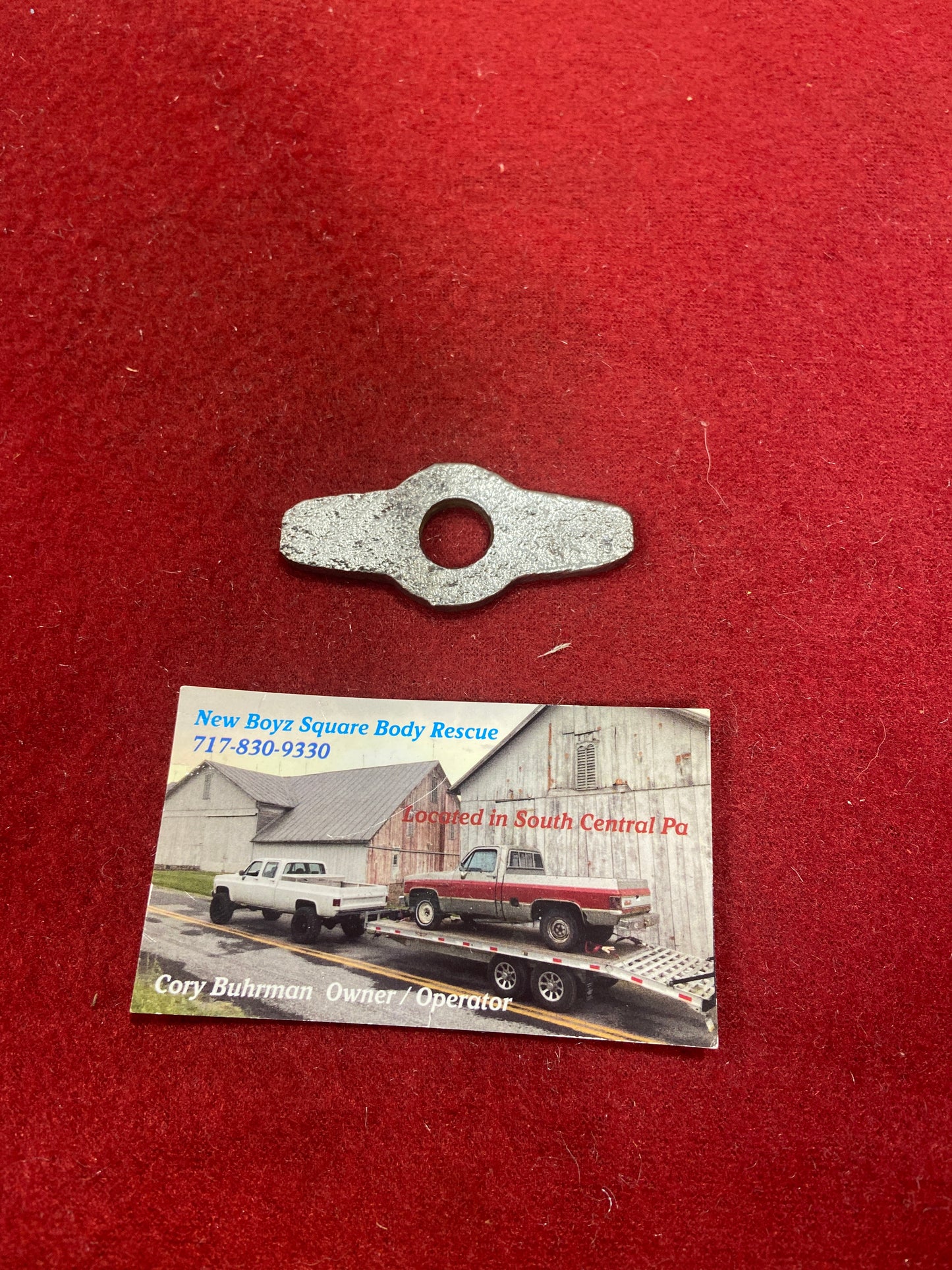 Guide, Rear Brake Shoe Plate Guide Corporate 14 Bolt