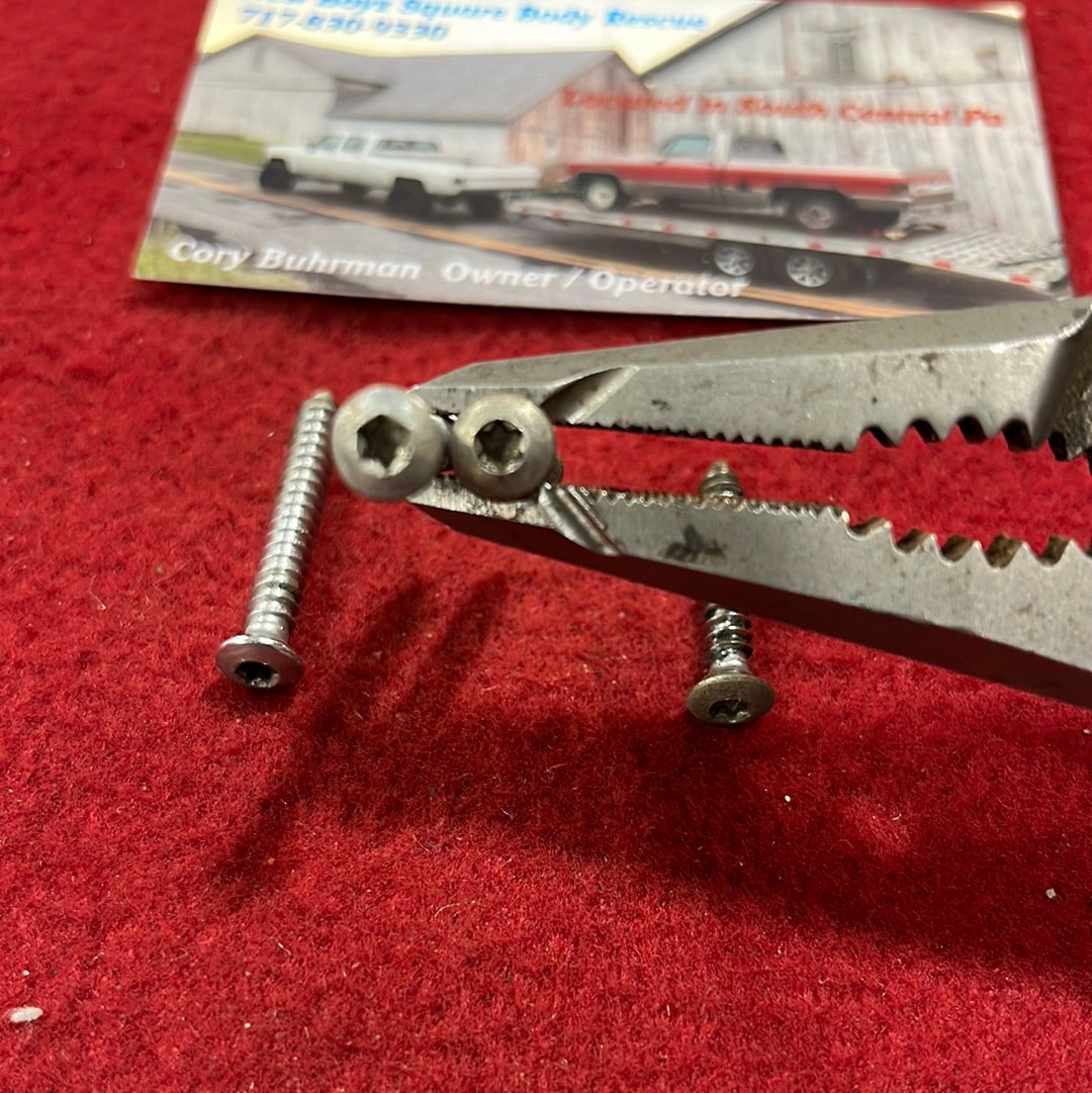 Screws, Headlight Bezel OEM Torx Screws 1981-1988 QTY 4