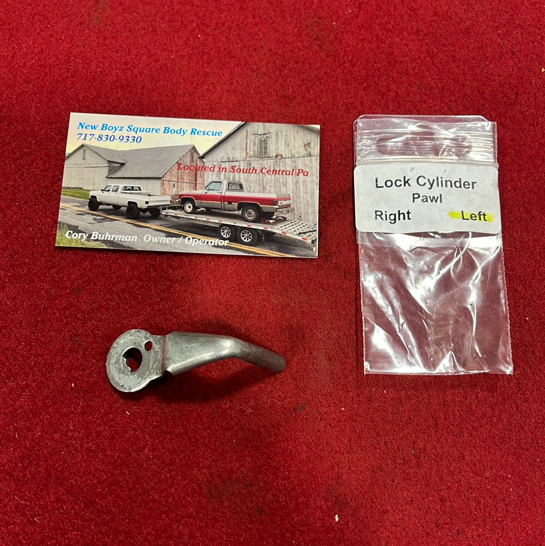 Pawl, Door Lock Cylinder Pawl Left Side (Drivers Door)