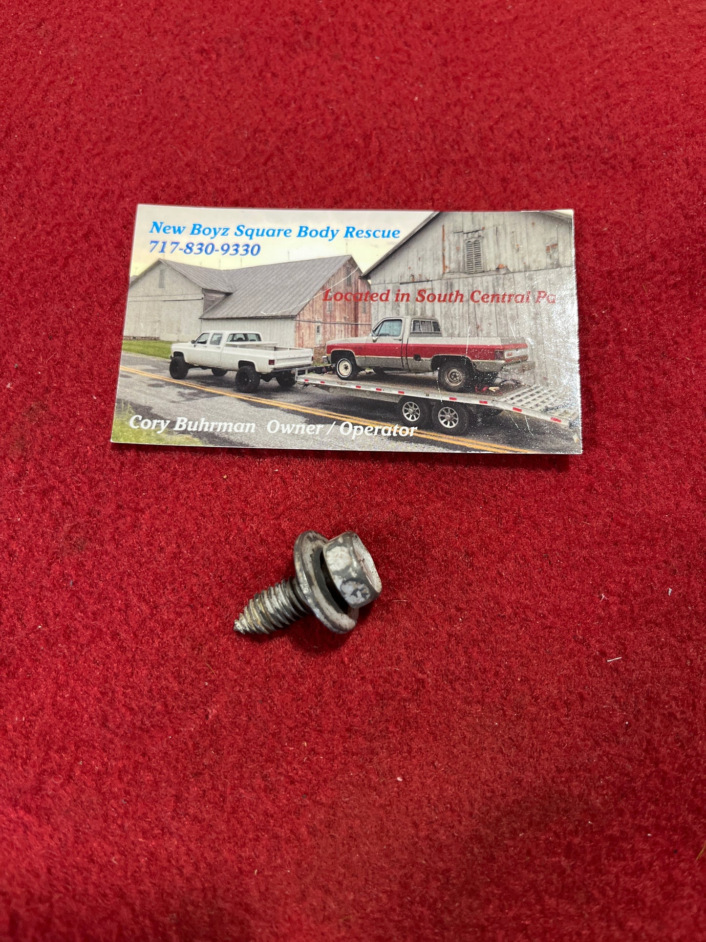 Bolt, 5/16-18 x 7/8” Bolt (Used Hood)