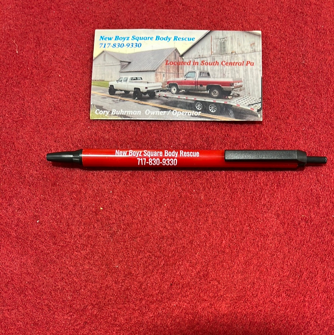 Red Pen White Logo