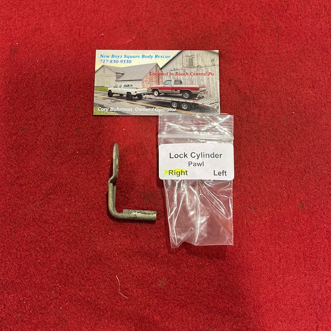 Pawl, Door Lock Cylinder Pawl Right Side (Passenger Door)