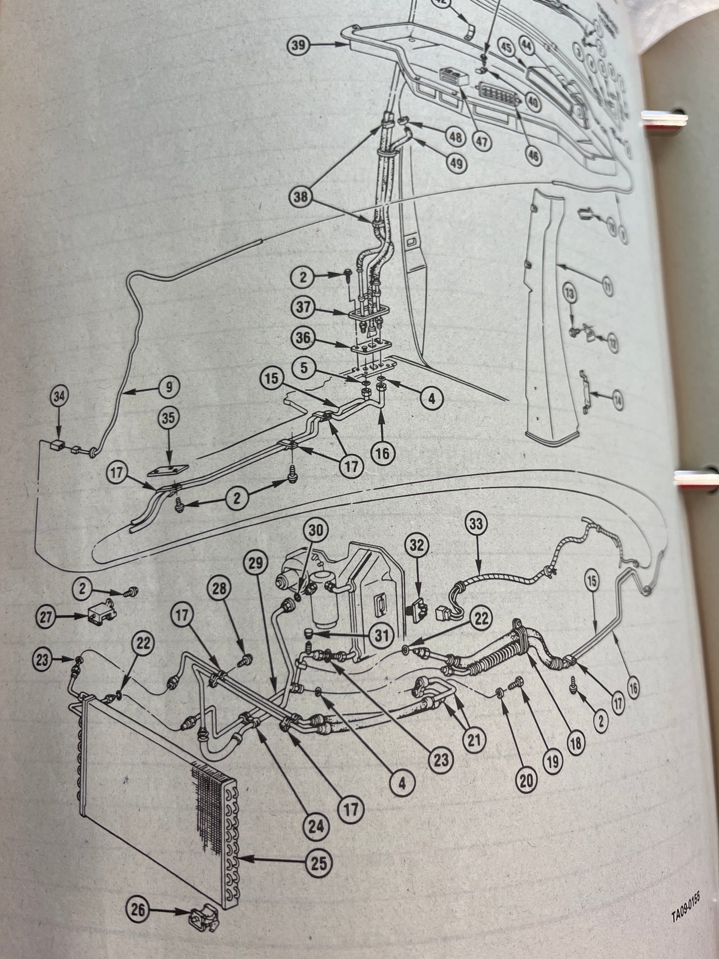 Tube, Air Conditioning (AC) Condenser With Rear Air (Line) Part# 15568999