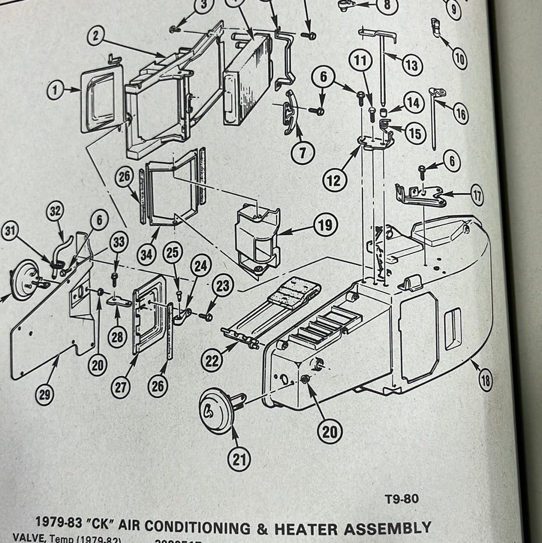 Baffle, Air Conditioning / AC Inside Box “Air Adjusted Baffle” Part# 3050787