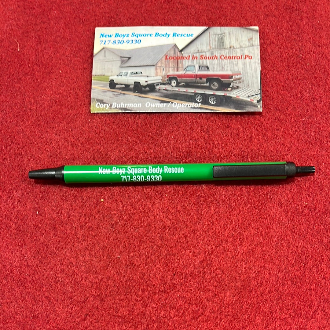 Green Pen White Logo
