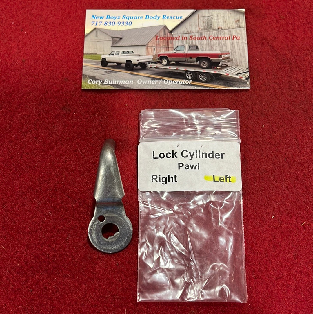 Pawl, Door Lock Cylinder Pawl Left Side (Drivers Door)