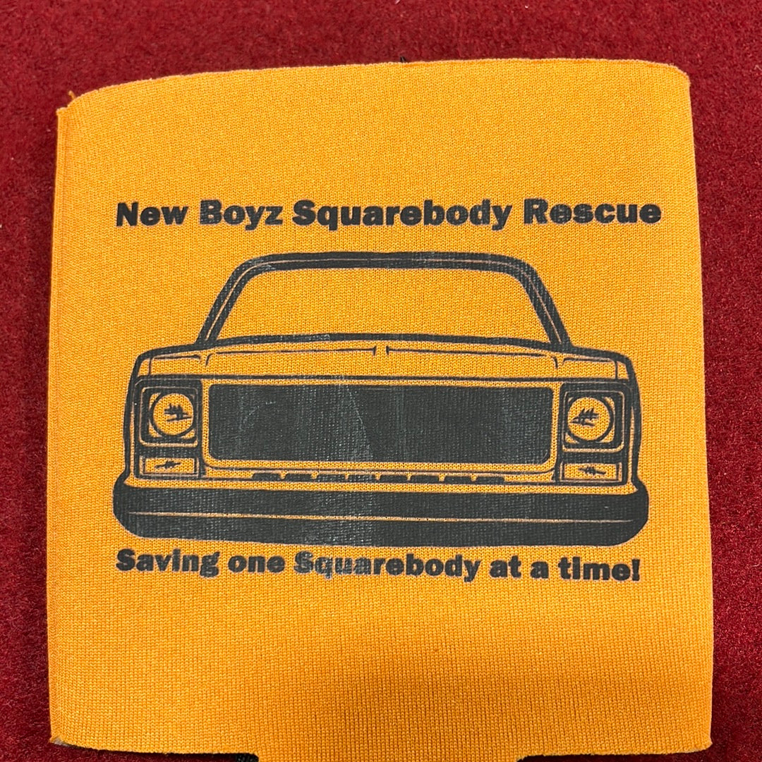 Koozie Burnt Orange with Black Logo
