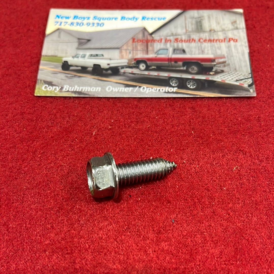 Bolt, Topper (Cap) Bolt (Blazer / Jimmy) (Fair Chrome Like Pictured)