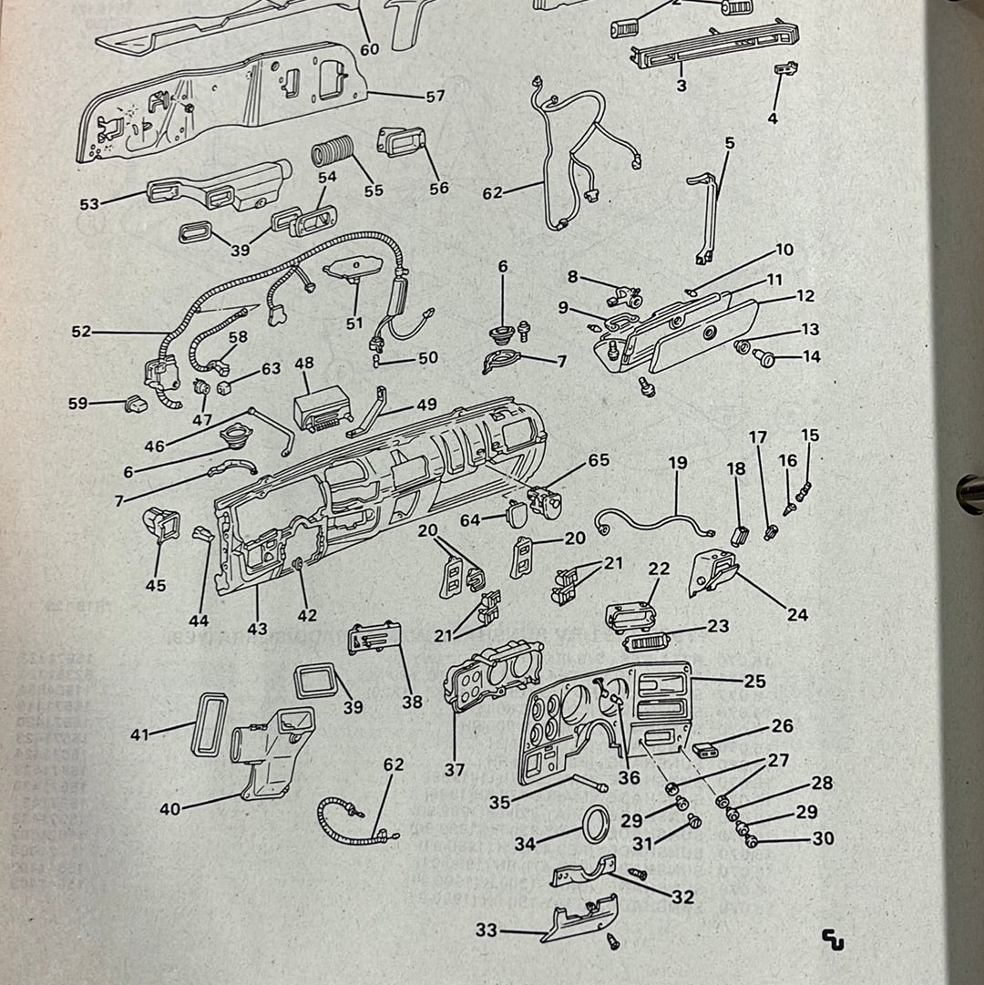 Collar, Instrument Panel Steering Column Collar / Gasket Part# 14069365 (Closure)
