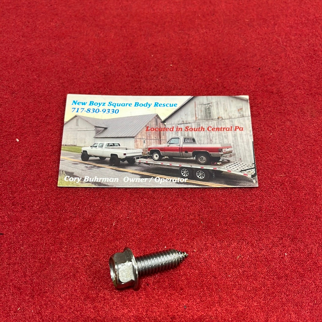 Bolt, Topper (Cap) Bolt (Blazer / Jimmy) (Fair Chrome Like Pictured)