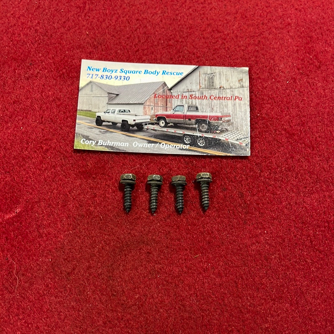 Screw, Air Conditioning / Heater (A/C) Adapter Center Air Outlet Duct Screw Quantity 4 (7mm Head M4 Screw) Part# 11509374