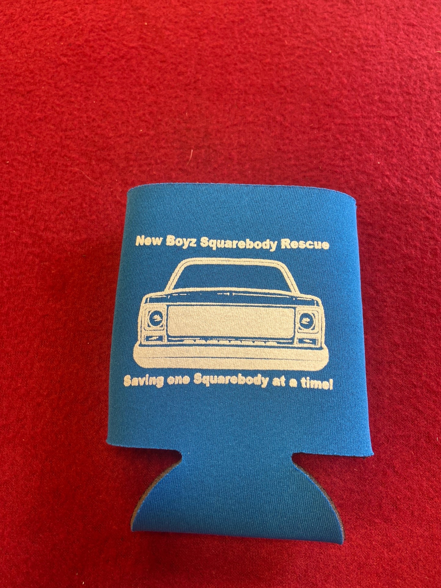 Koozie Royal with White Logo