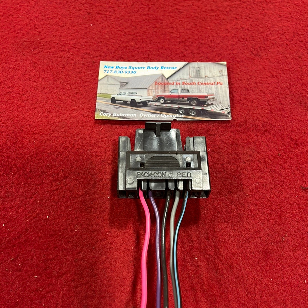 Pigtail, Windshield Wiper Switch (1984-1991) Pigtail