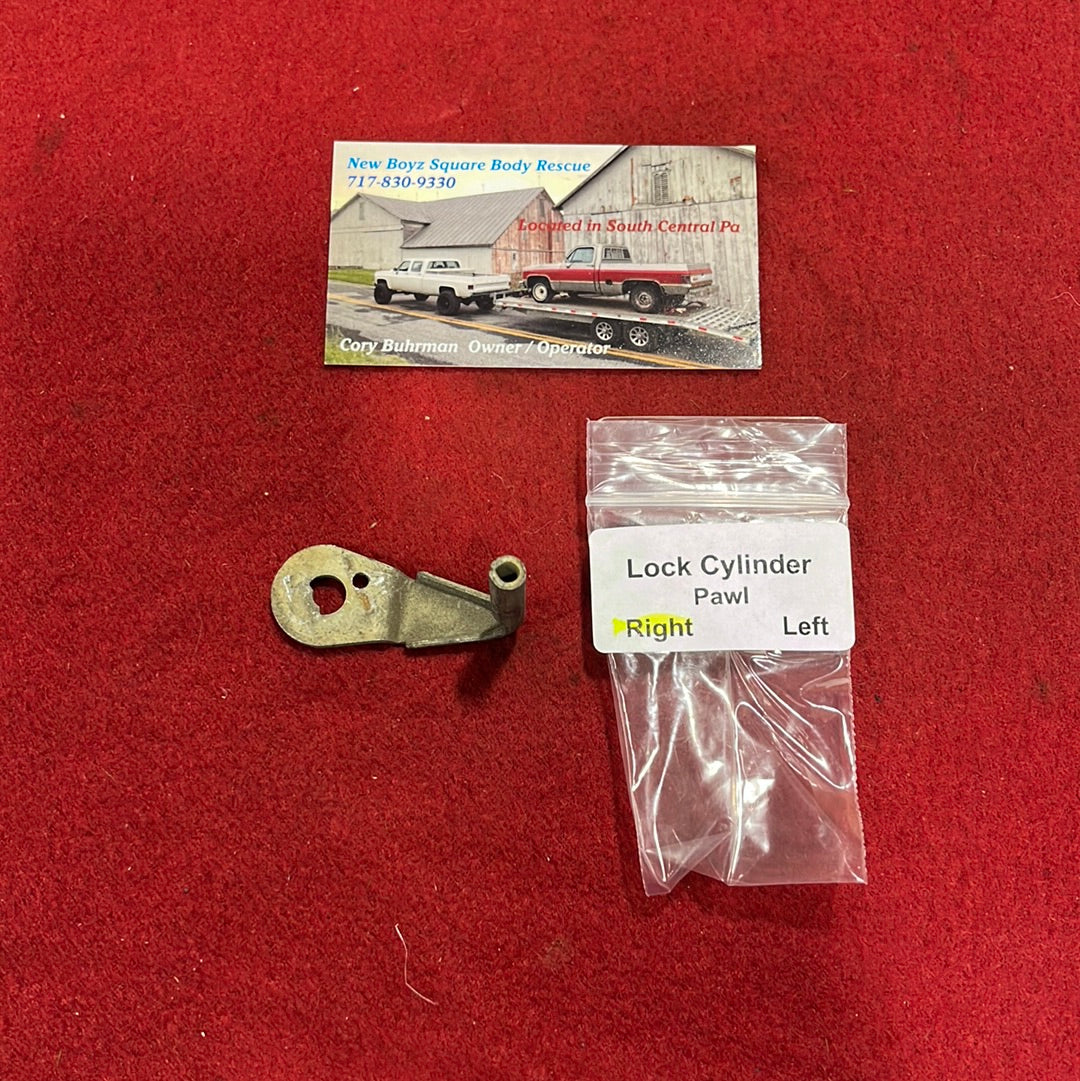 Pawl, Door Lock Cylinder Pawl Right Side (Passenger Door)