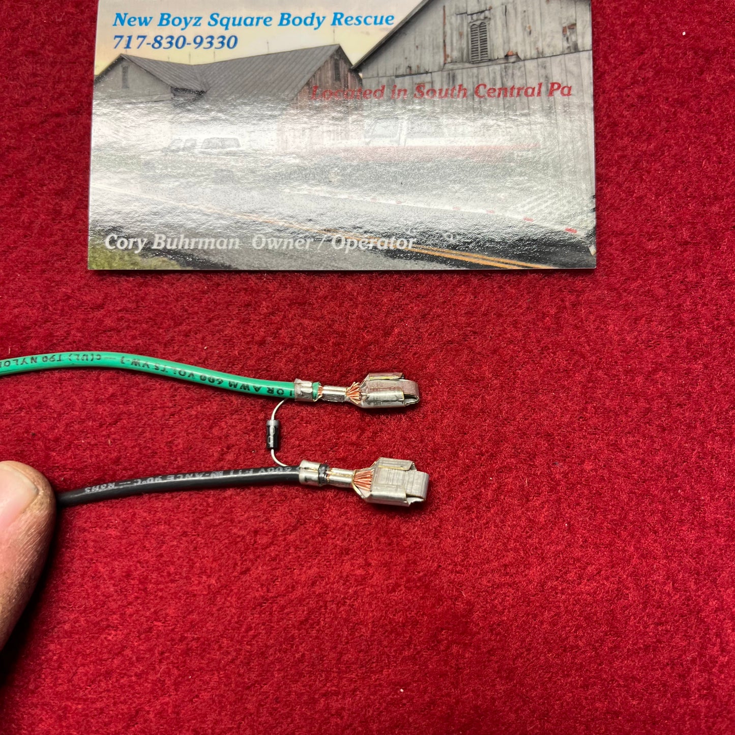 Harness, Air Conditioning Compressor Clutch Wire Harness (A/C) 1987 - 1991 With Diode (Used)