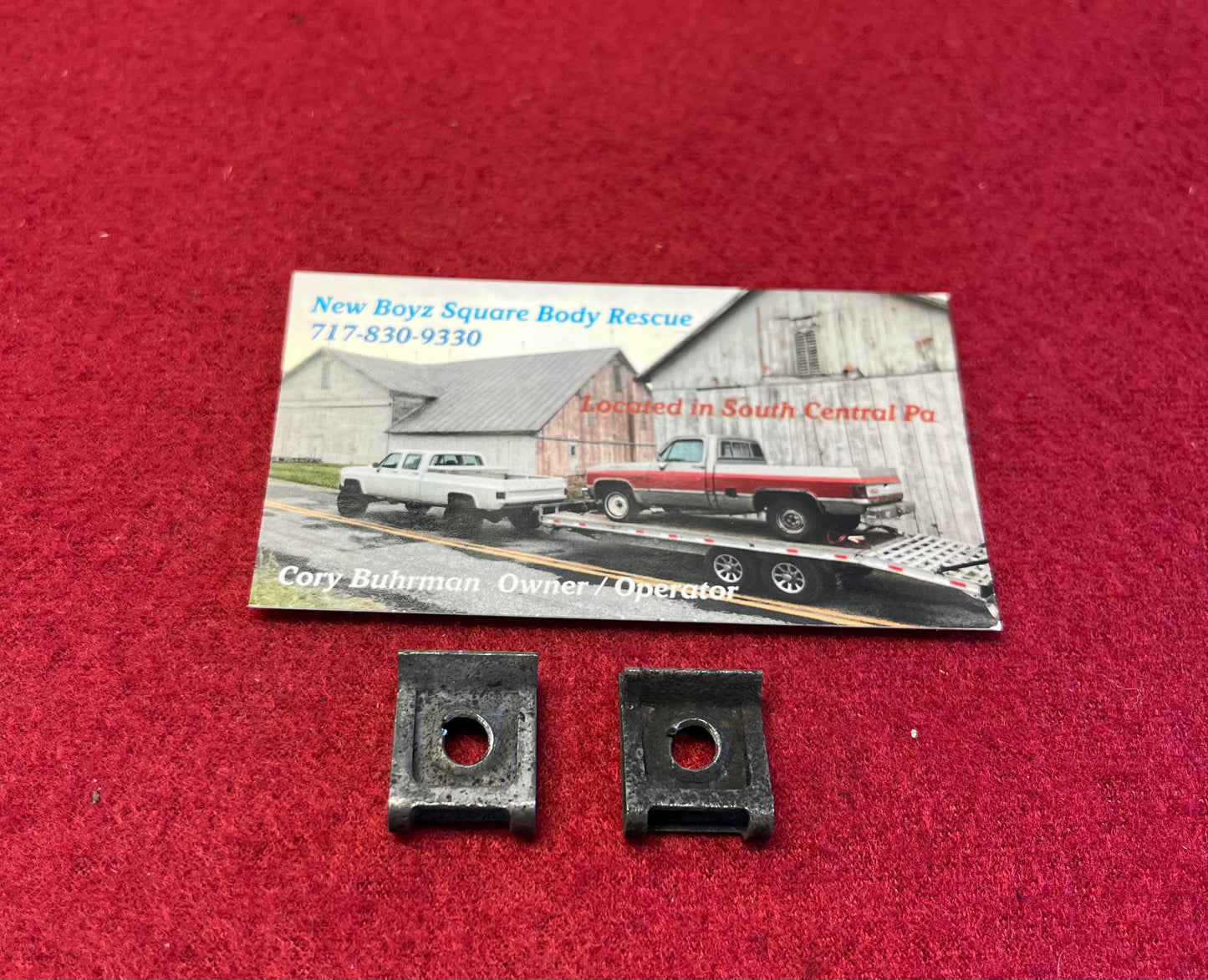 Clip Set, Radiator Fan Shroud U Clip 1/4”-20 Screw