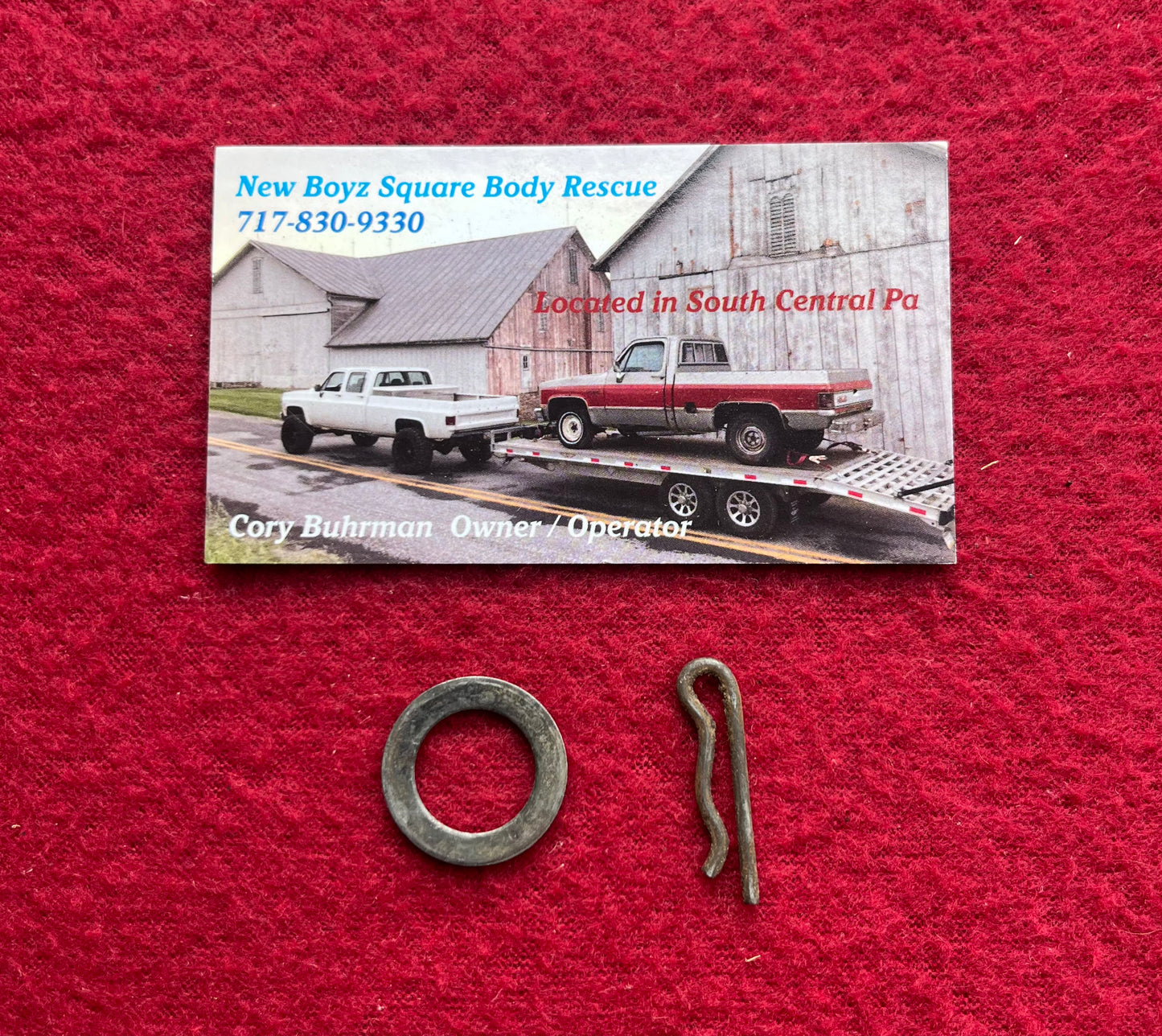 Kit, Brake Pedal Rod Installation Kit; One Retainer & One Washer (Hydro-Boost Brakes)