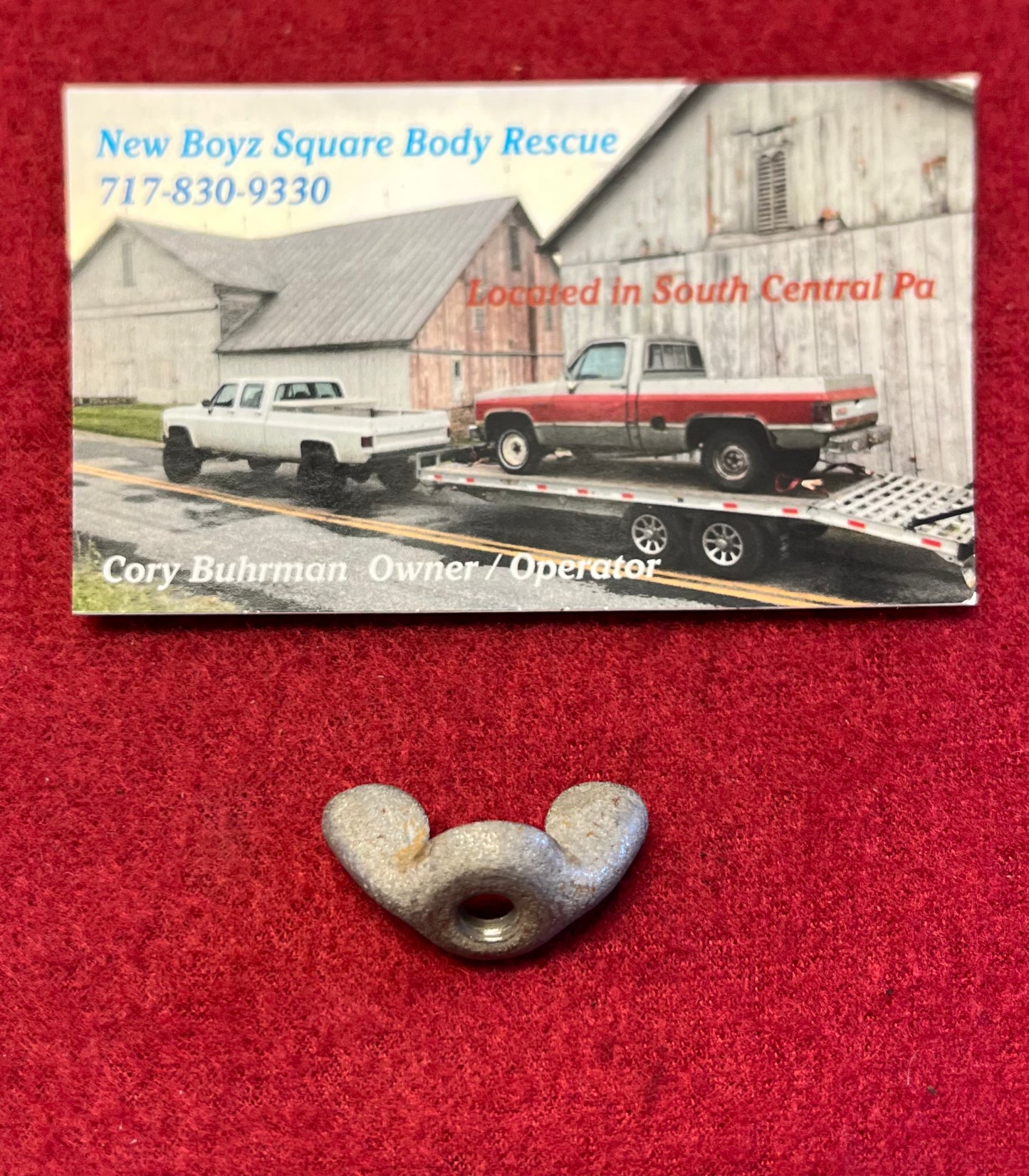 Wing Nut, Air Cleaner Stud Wing Nut 1/4 - 20