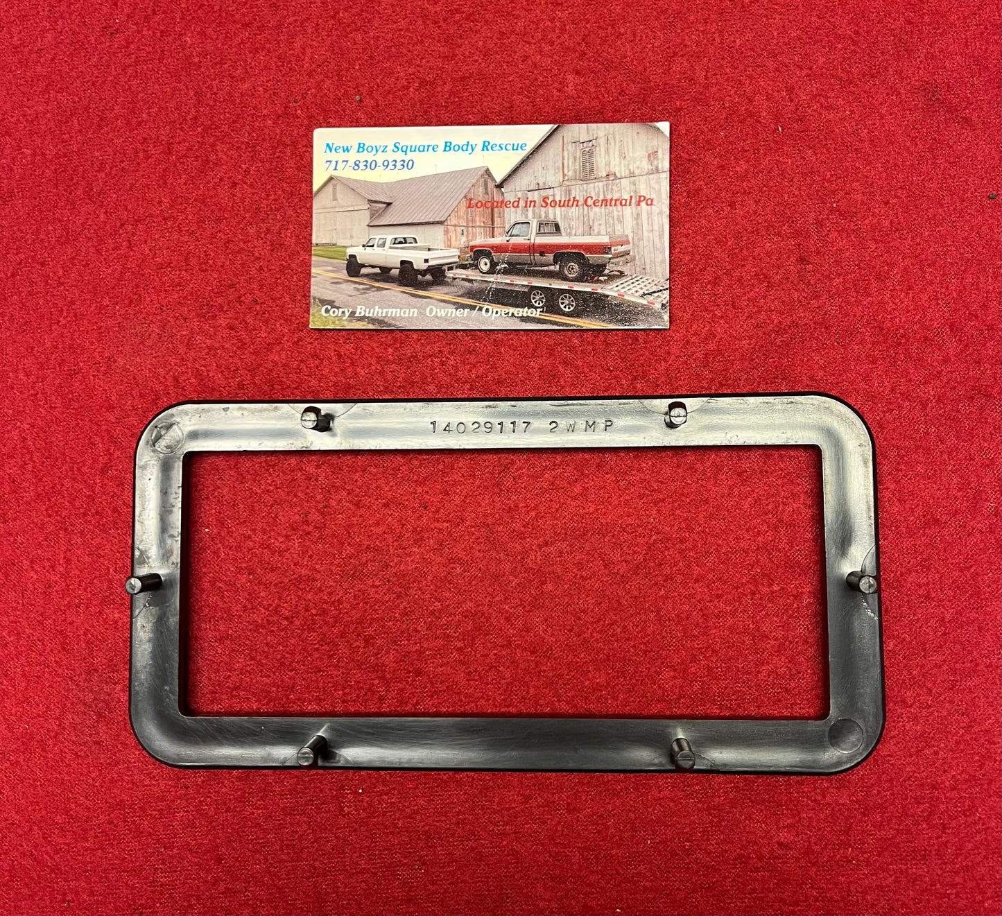 Plate, Shift Boot Trim Plate NP208 / NP241 Part# 14029117