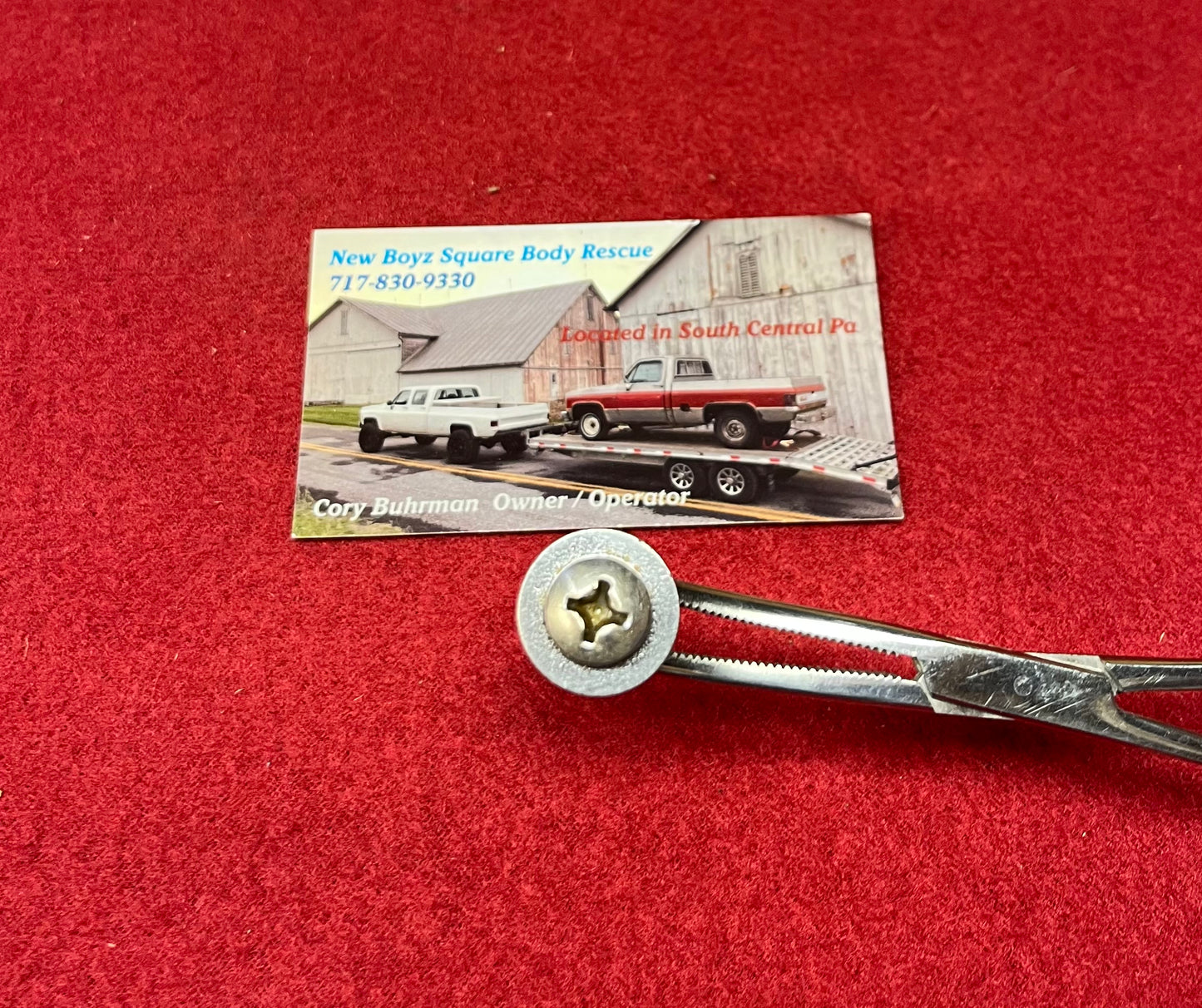 Screw, Tailgate Closure Panel Mounting Screw Phillips
