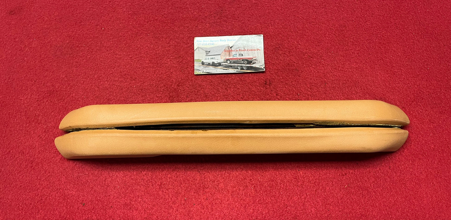 Arm Rest, Door Arm Rest Pads Set 1977 - 1980 Camel Tan