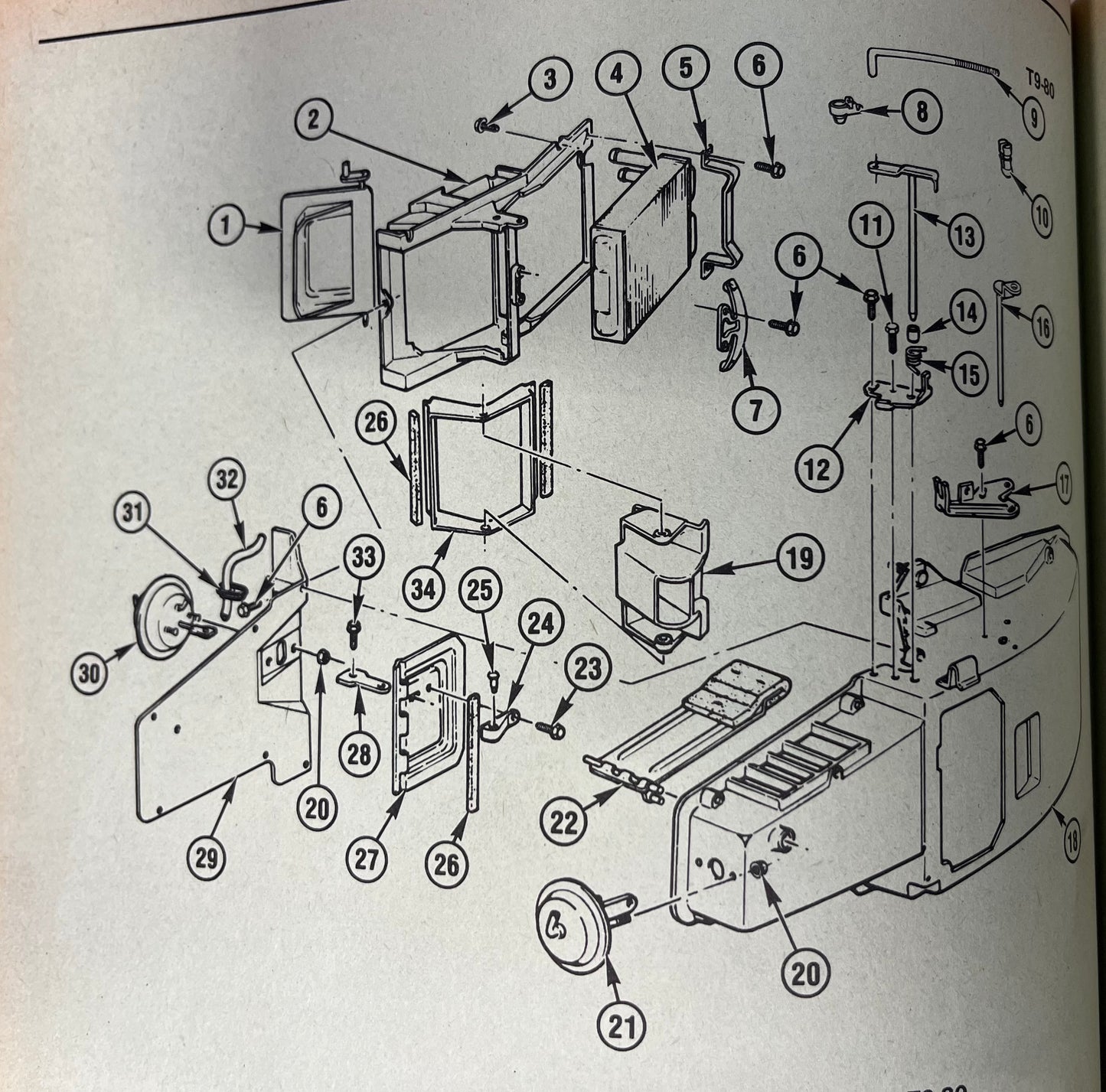 Valve, Inside Housing Diverter Valve Air Conditioning (A/C) Part# 3031196 1975 - 1984