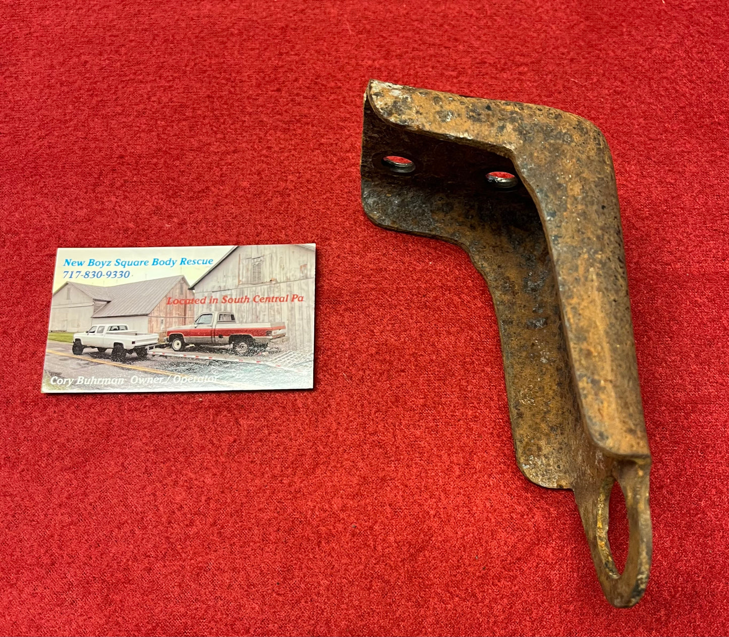 Bracket, Parking Brake Cable Rear Support Bracket 1984 - 1987 C & R 1 & 2 Part# 14072691