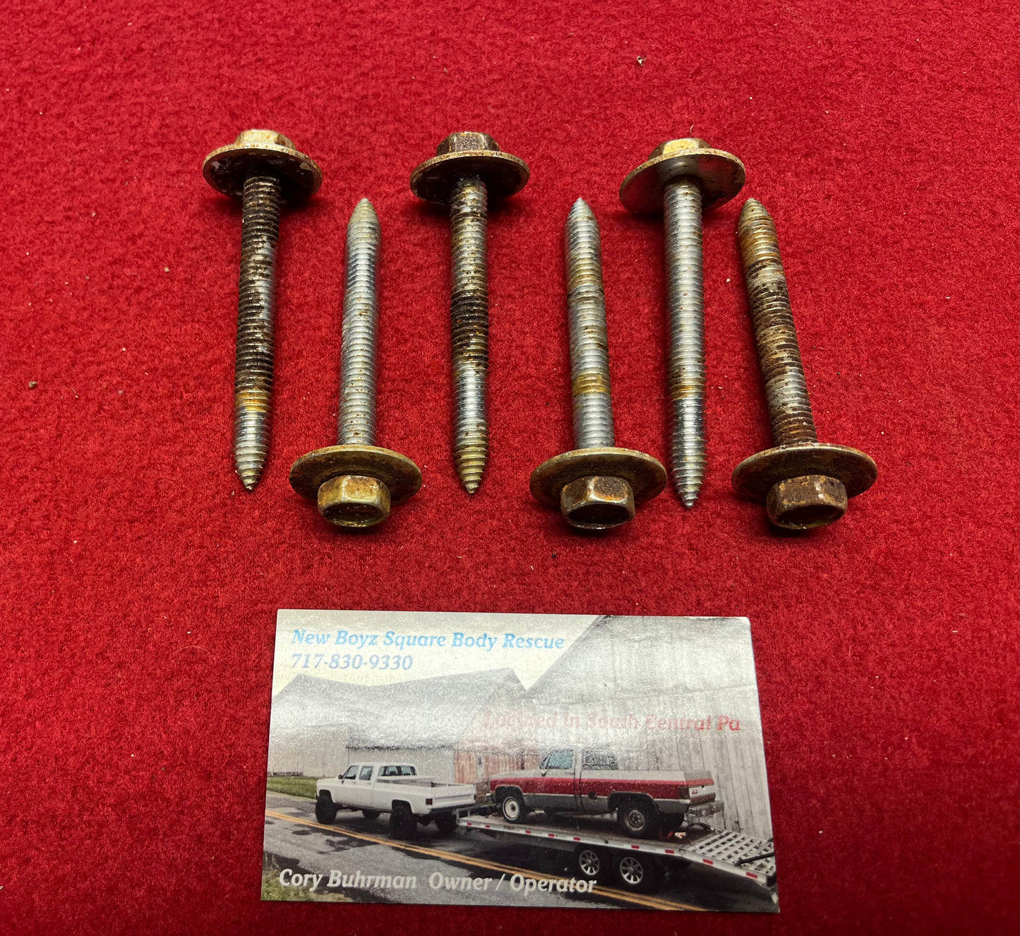 Bolt, Topper (Cap) Upper Bolts Quantity 6 (Blazer / Jimmy)