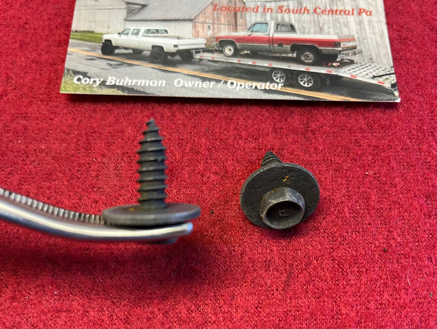 Screw Set, Radiator Fan Shroud Screw 3/8” Head