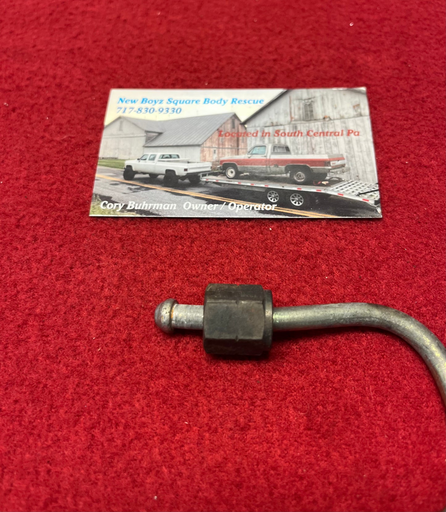 Pipe, Fuel Injection Pump Pipe 6.2 Cylinder #1 Part# 14033911