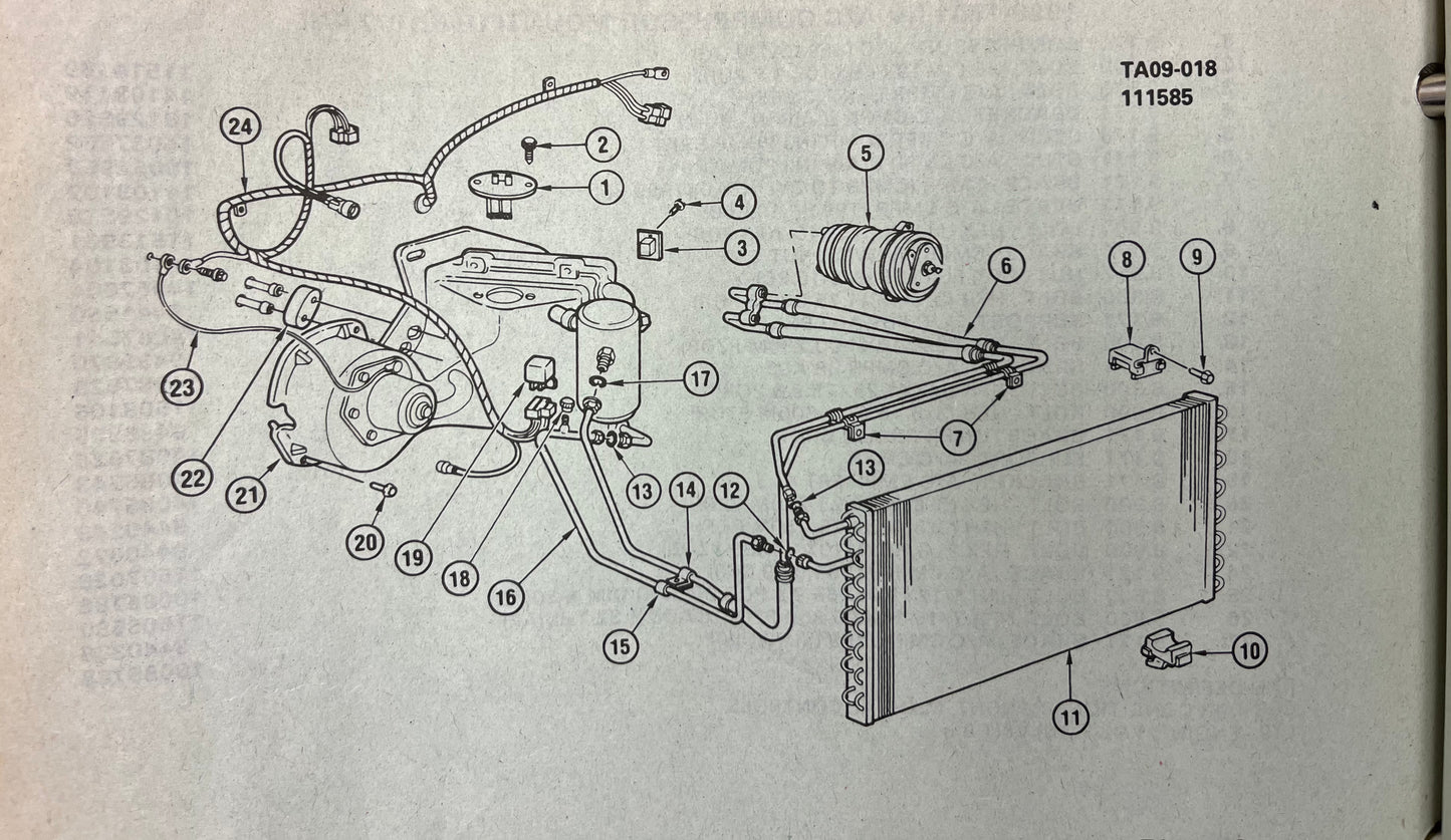 Bushing, Air Conditioning Condenser Rubber Mount Bushing (A/C)