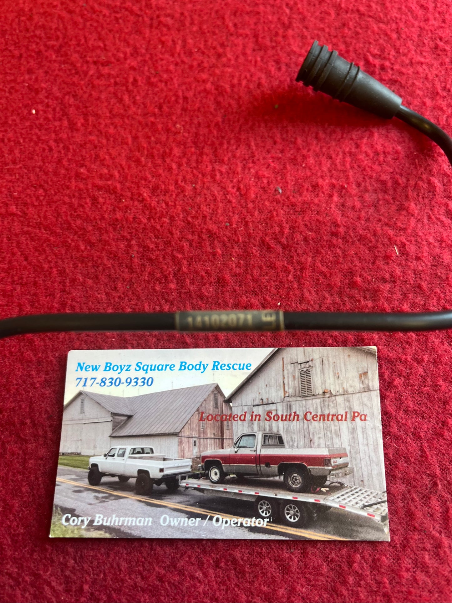 Tube, TBI Distributor & Emissions Control Vacuum Front Tube (Harness) Part# 14102071 1987 - 1990 5.7K