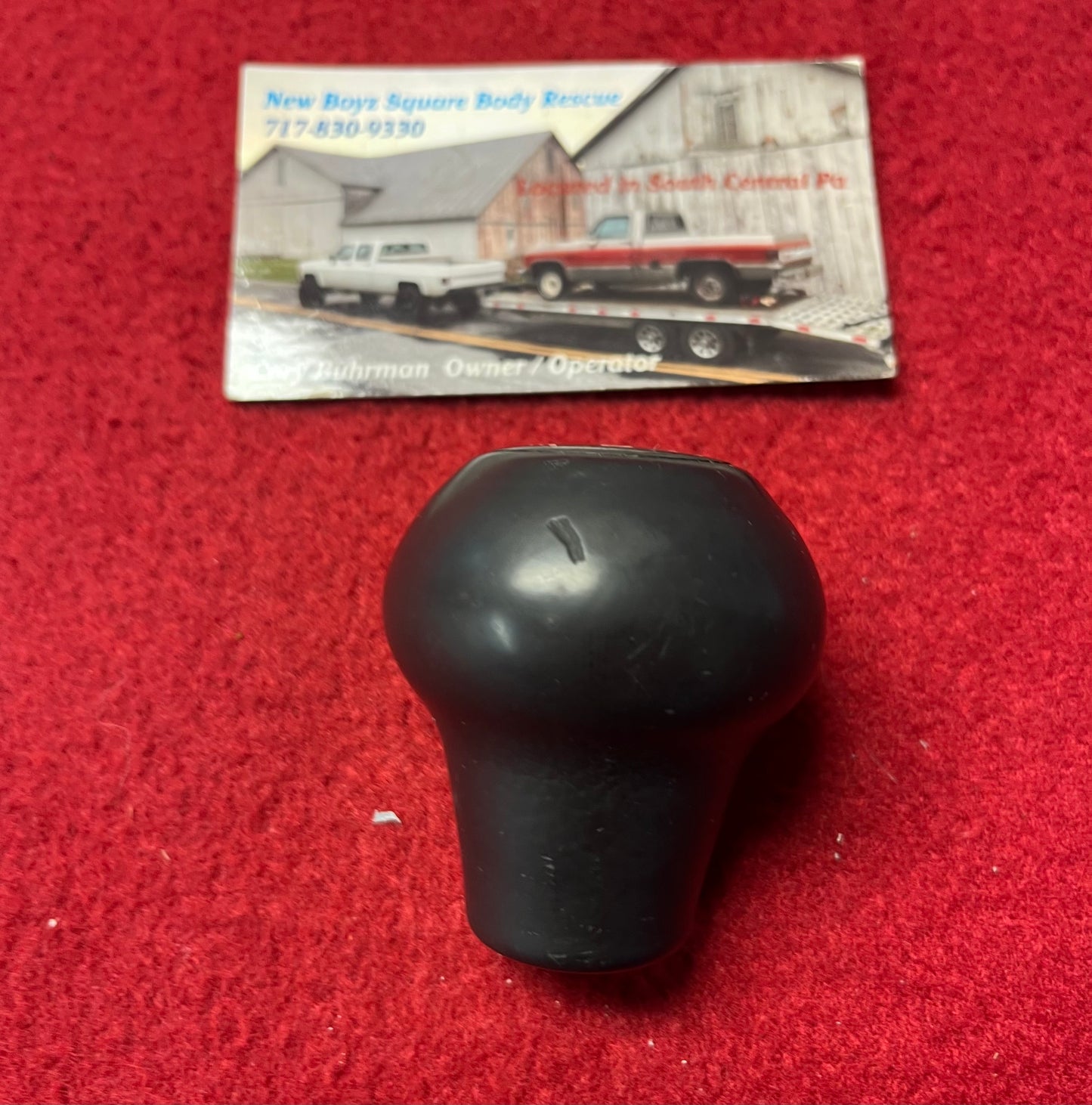 Knob, Shifter Knob SM465 1984-1991 (Round Pear Shape)