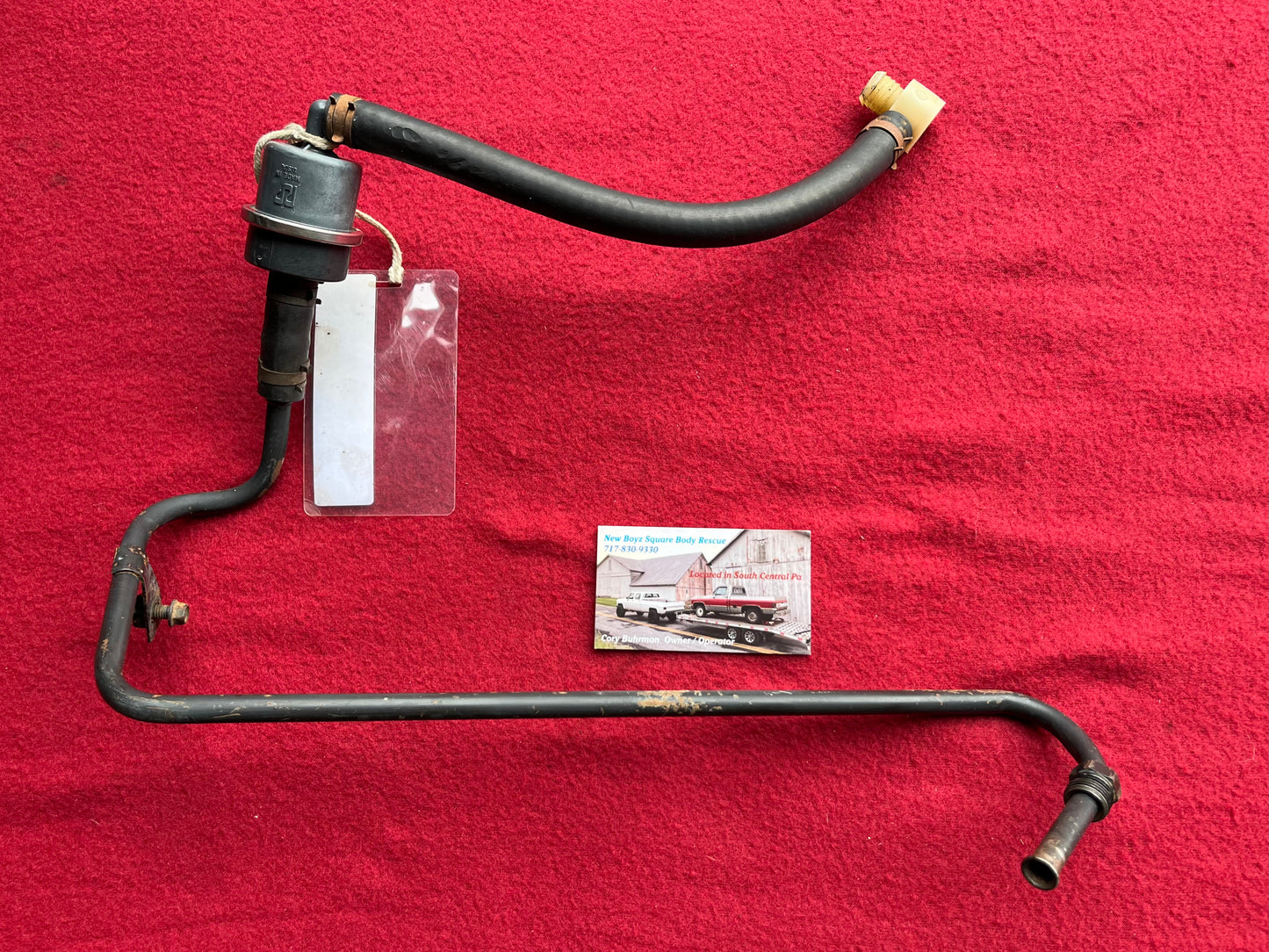 Pipe Assembly, Vacuum Assist Brake Pipe Assembly 1987 - 1991 TBI Small Block