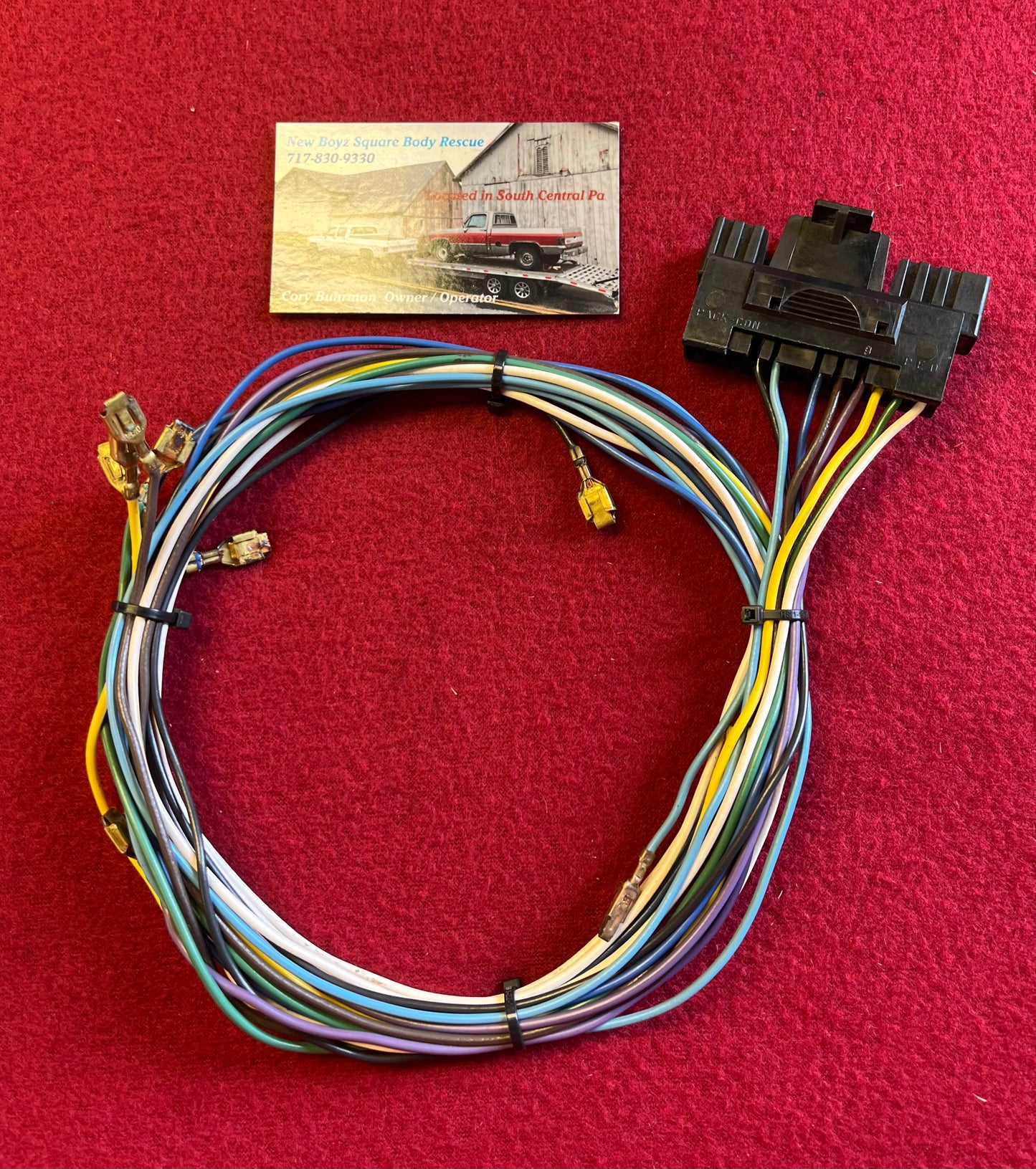 Lead, Multi - Function Switch Connector Cab Side 1977 - 1991 (TurnSignal)