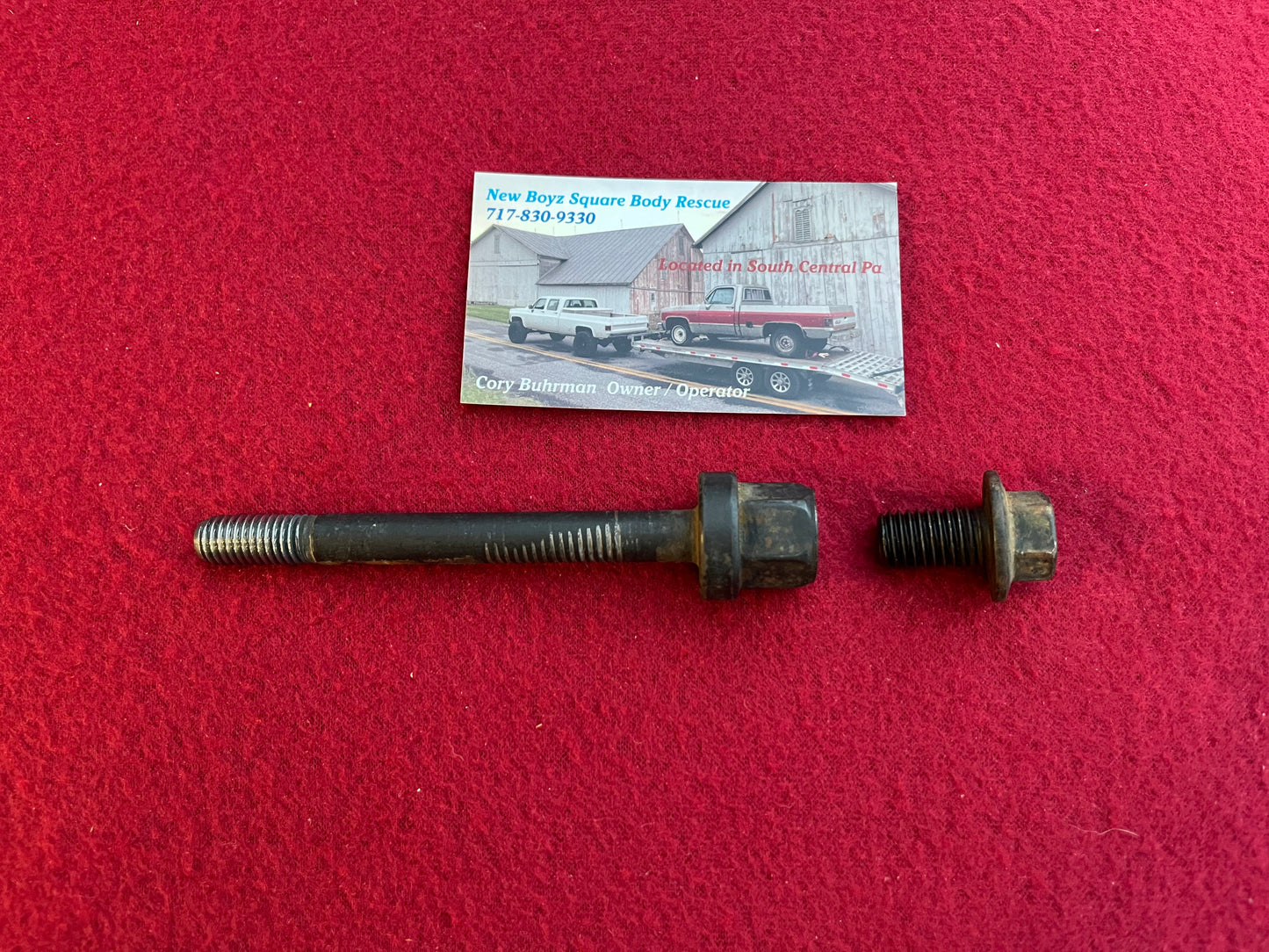 Bolt, Air Condition Compressor Rear Adjustment Bolt Part# 14081239 (AC) (M12 X 1.75 Head)