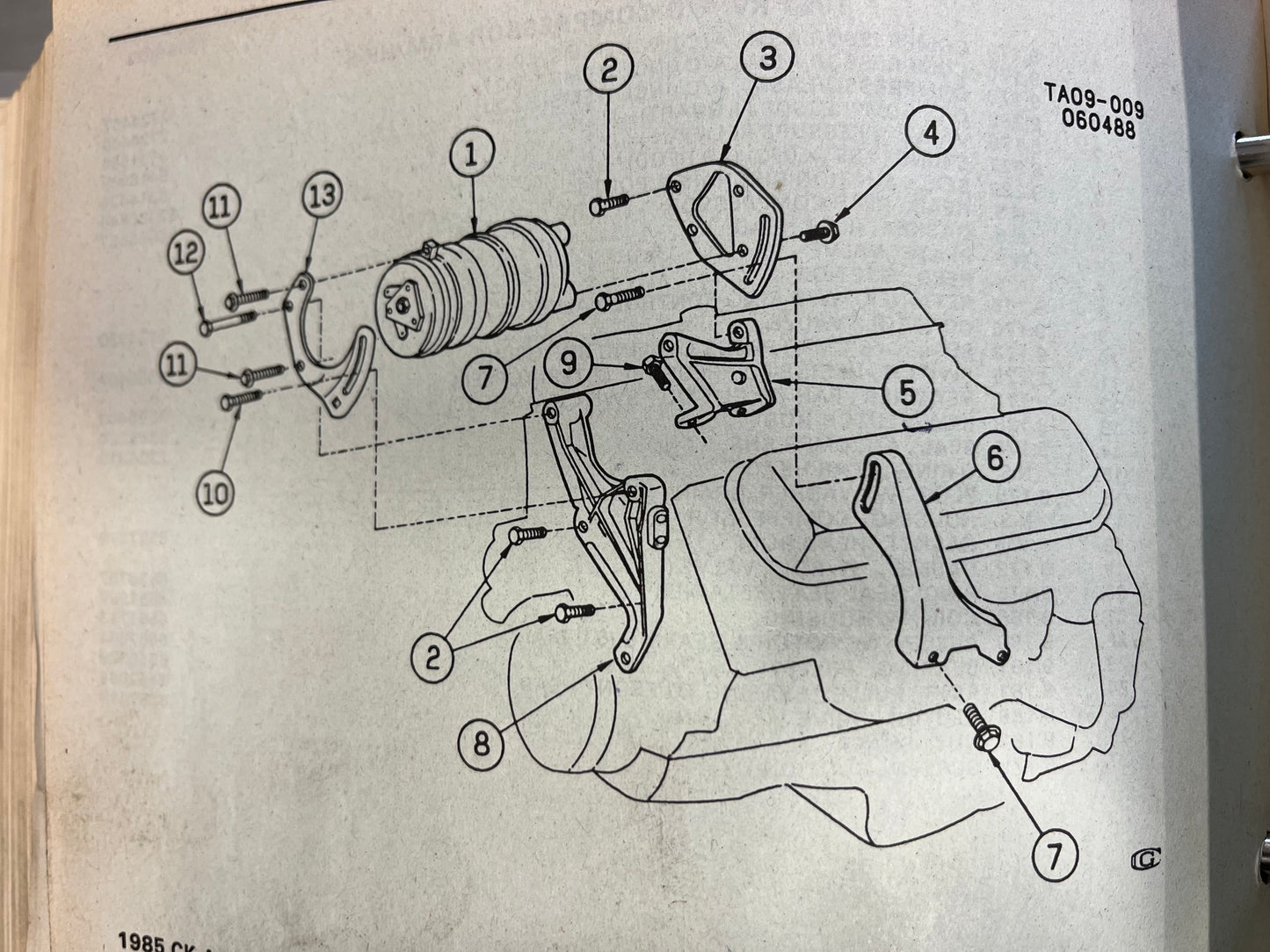 Brackets, BBC Air Conditioning Compressor (A/C) Mounting Brackets (Engine Side)