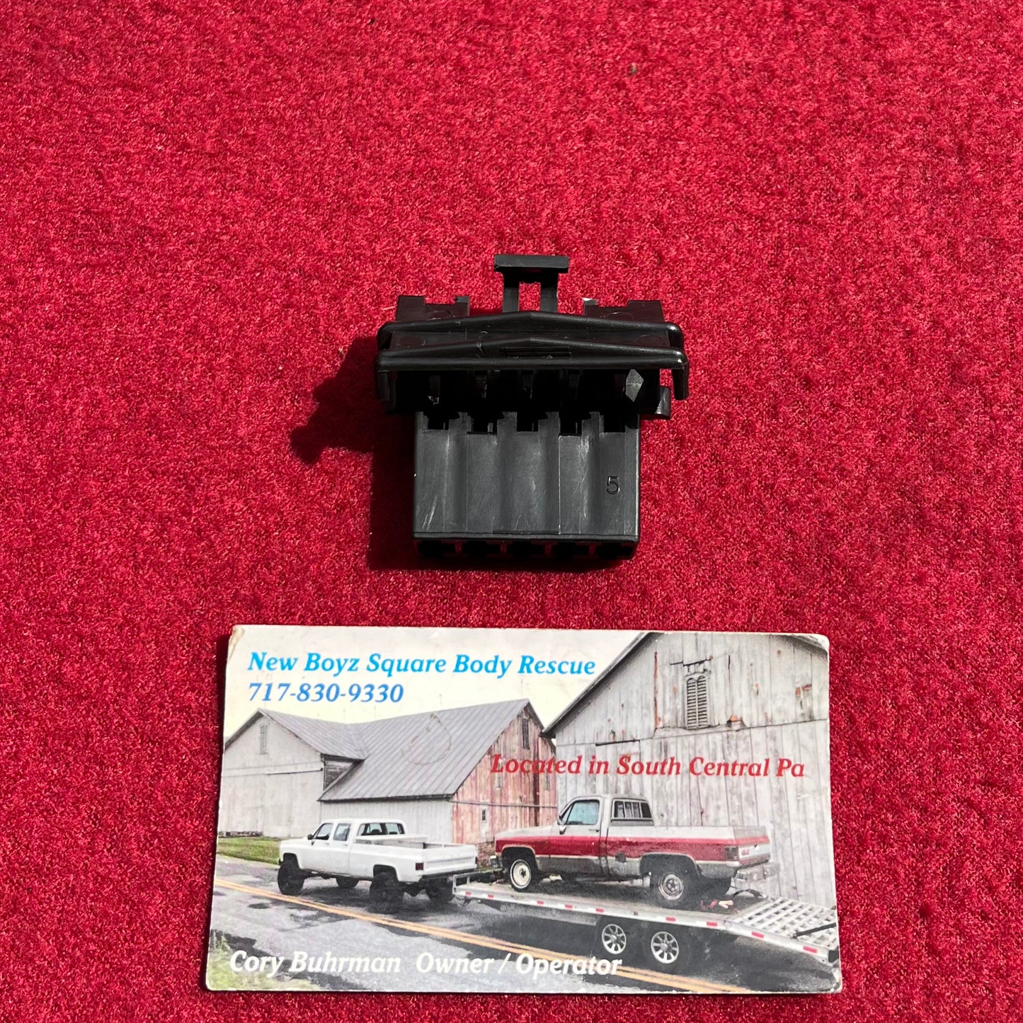 Connector, Air Conditioning Selector Switch Valve Connector 1983 - 1991 ( AC A/C )