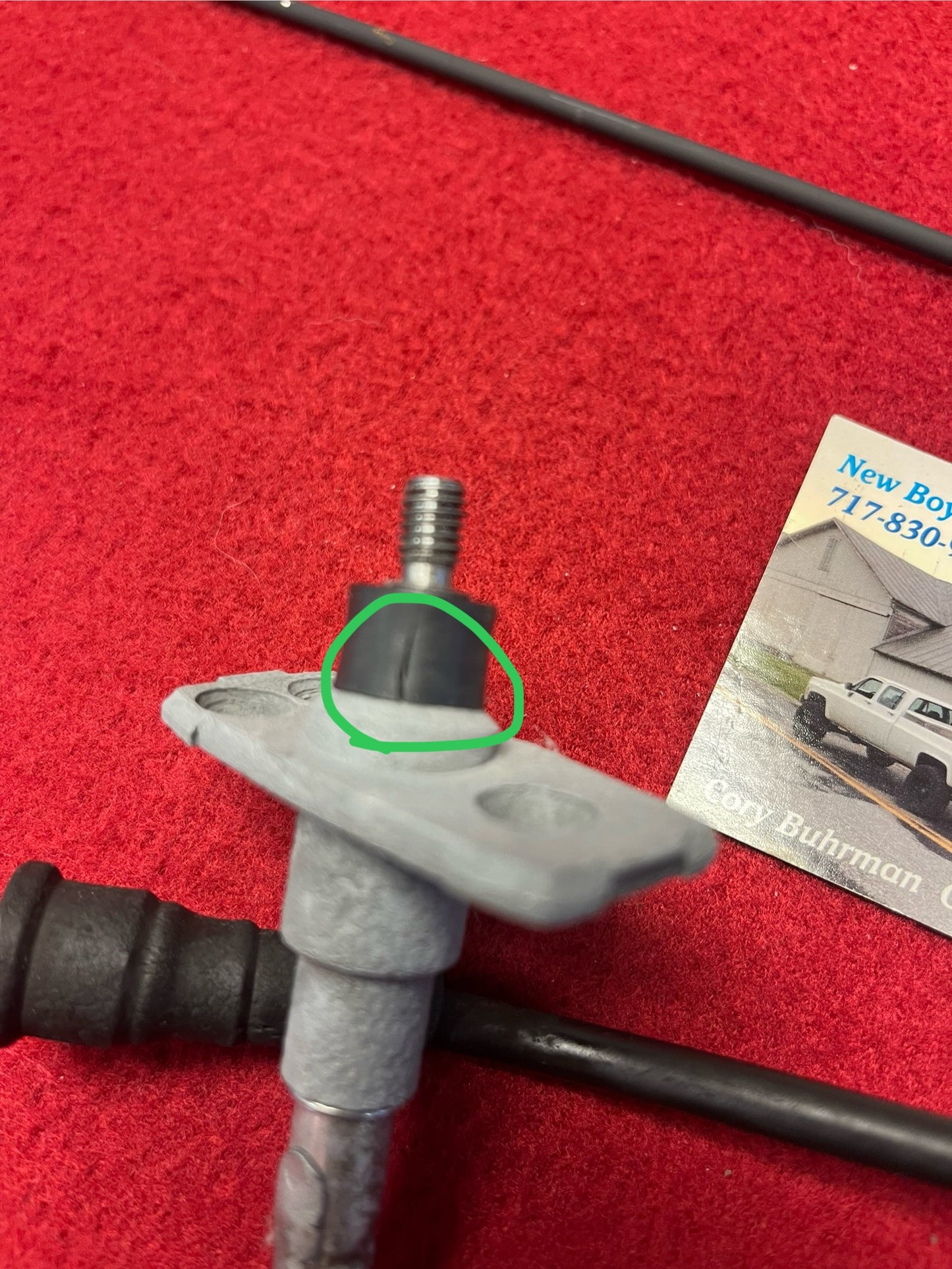Antenna Assembly, Radio Antenna Assembly 1988 - 1991 (Fender Mounted)