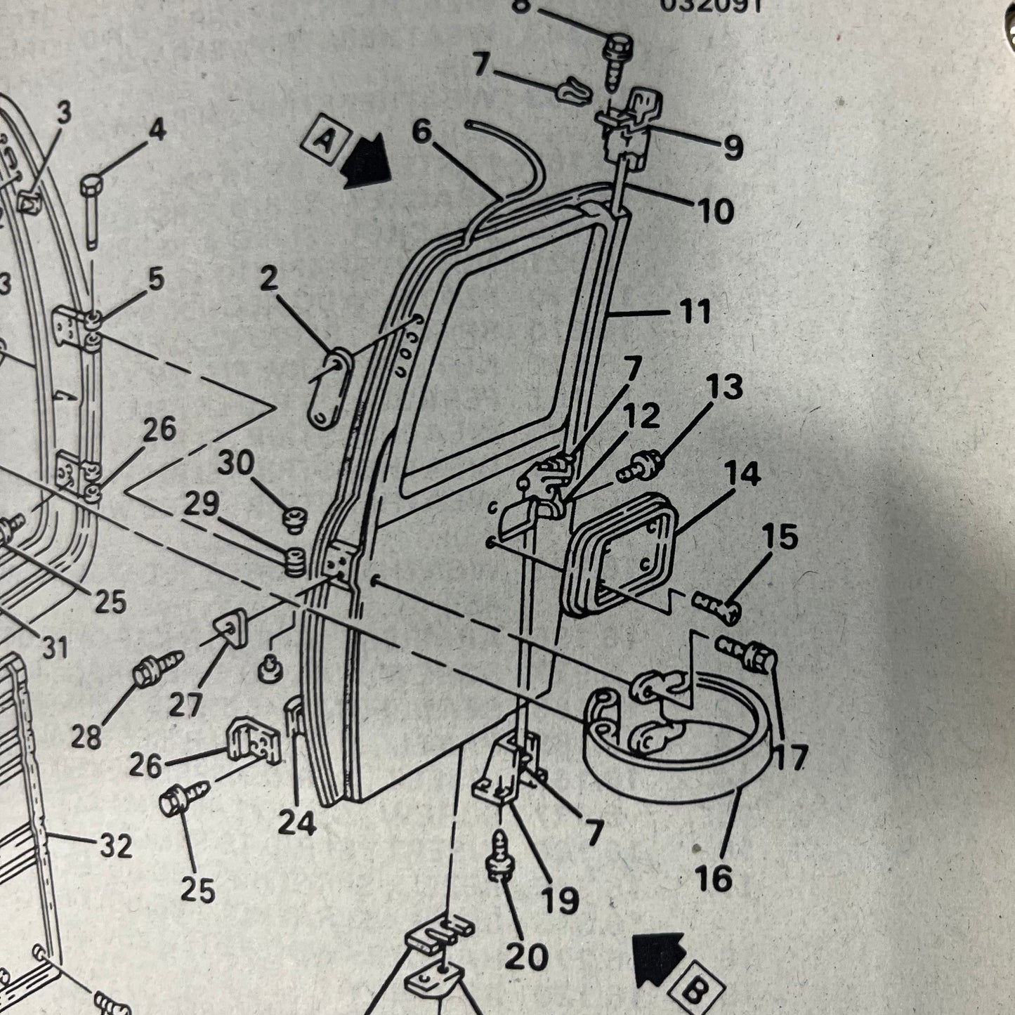 Rod, Rear Door Lower Latch Rod “Barn Door” Part# 14057419