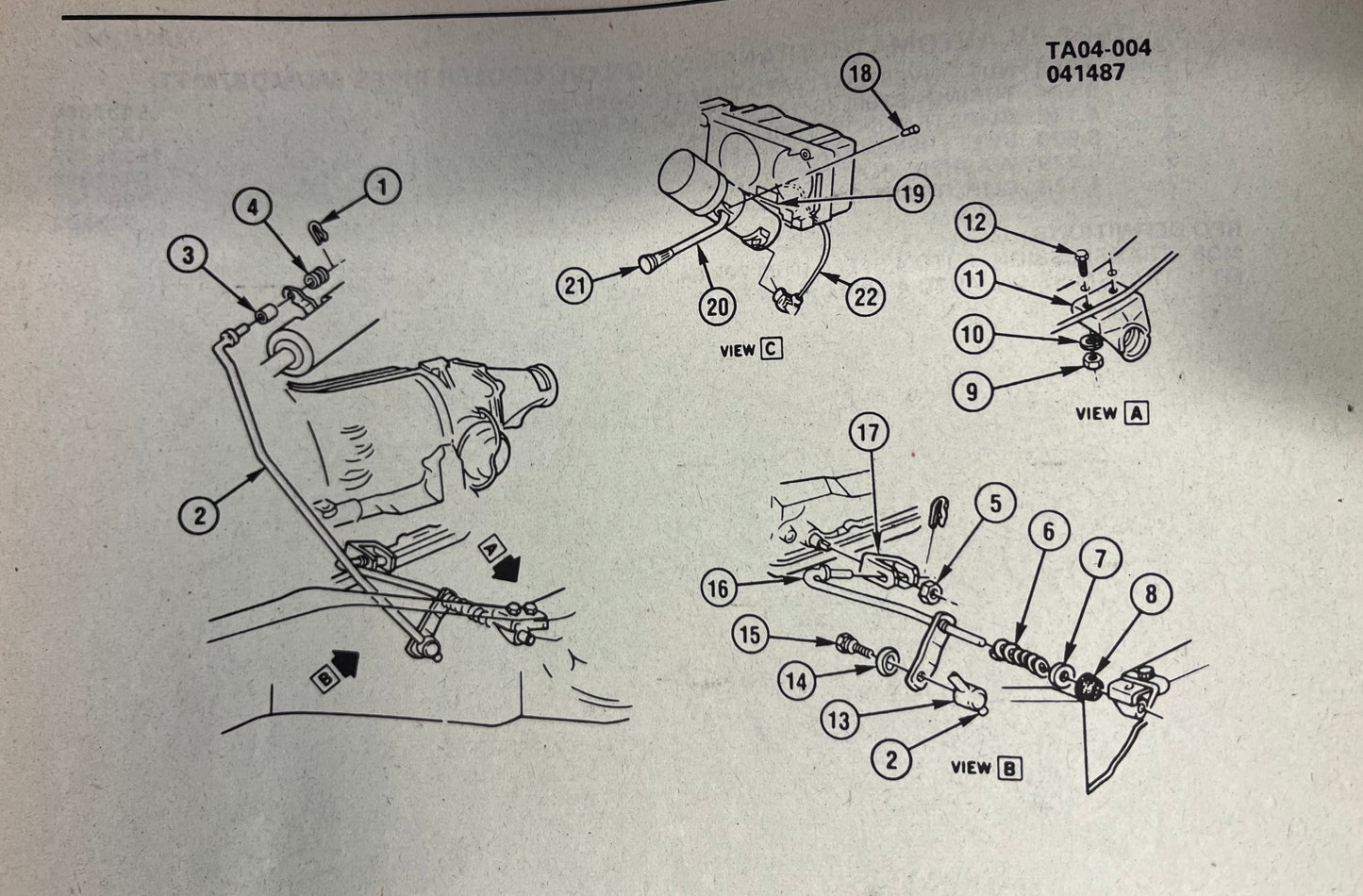 Lever Repair Kit, Automatic Range Selector Lever Repair Kit (Aftermarket)