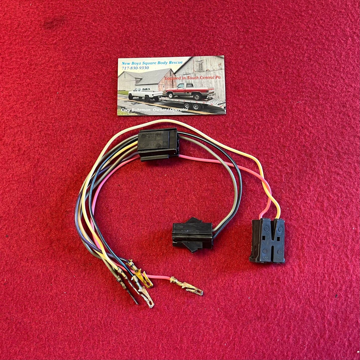 Lead, Windshield Wiper Motor Pigtail 1978-1984 (Pigtail)