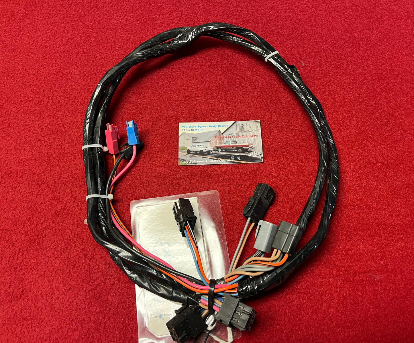 Harness, Two Door Power Window and Power Lock Cab Side Harness (Design 3) (Without Lock Relay)