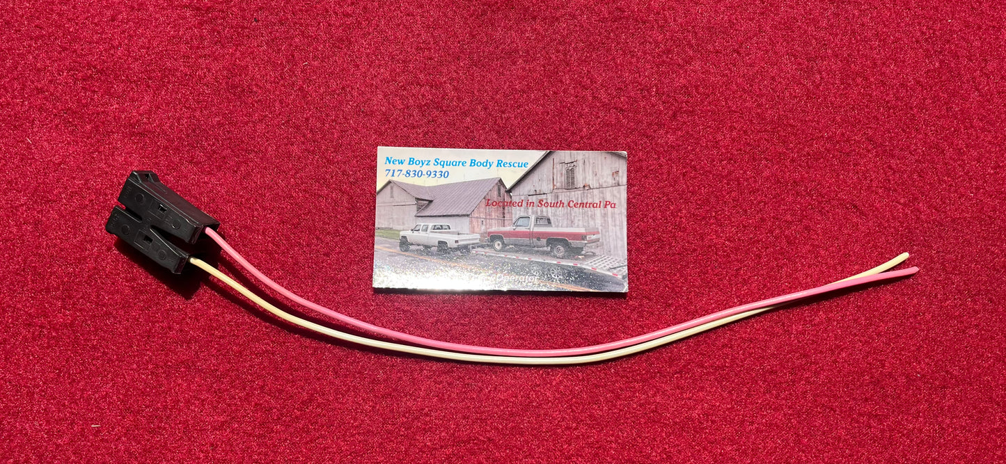 Pigtail, Windshield Wiper Motor Washer Pump Pigtail 1978-1984