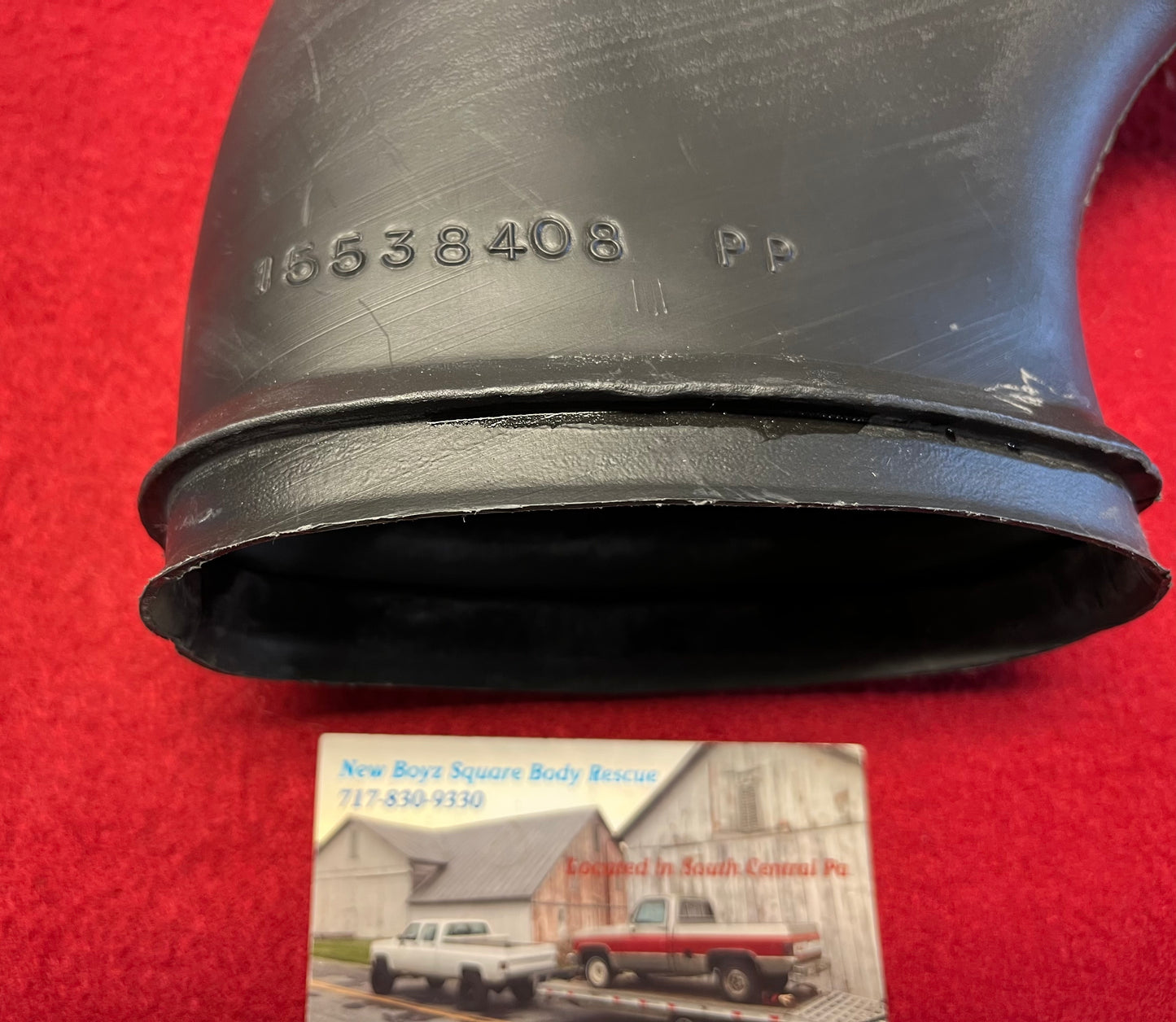 TBI Air Cleaner Intake Tube 1987-1988 Part# 15538408
