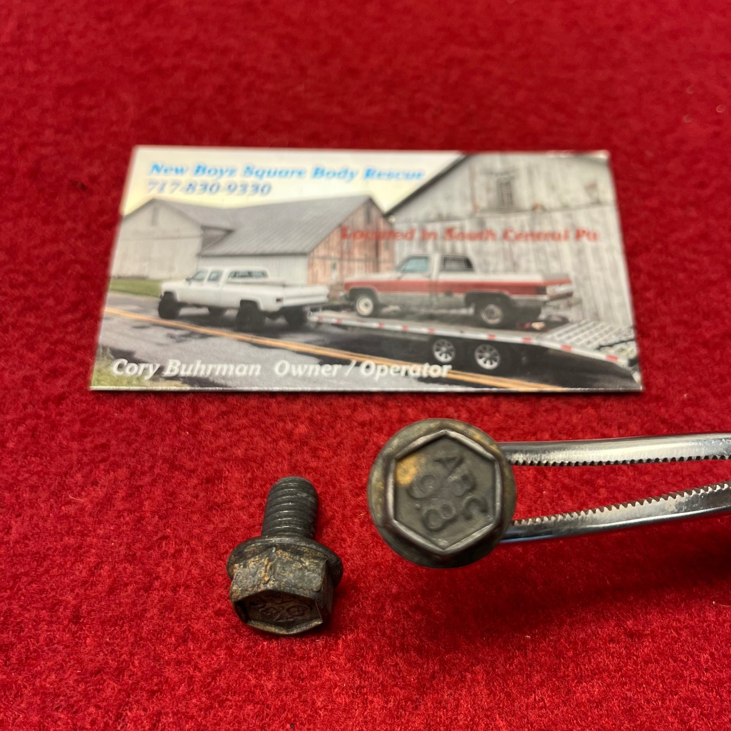 Bolt Set, Accelerator Control Cable Support Bolt 6.2 Part# 11504986