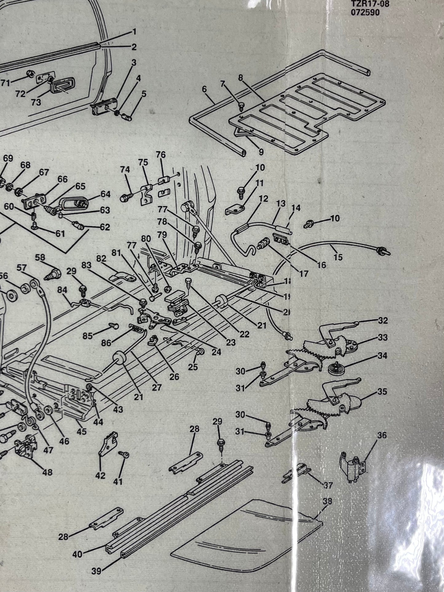Rod, Torque Rod Endgate K5 Blazer / Jimmy Part# 1562735 & 15628736