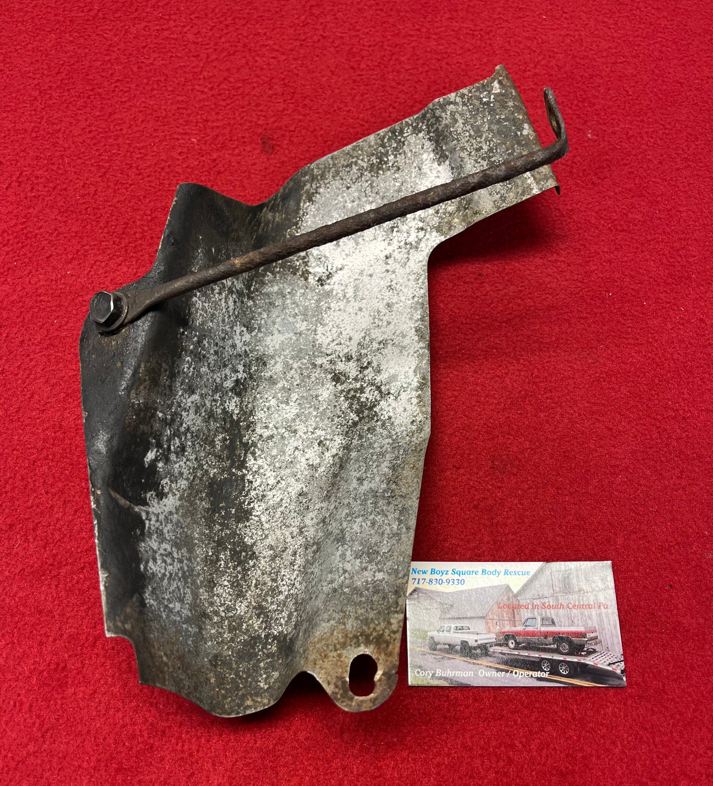 Shield, Selector Valve Shield and Brace Part# 15522392 & 14034546
